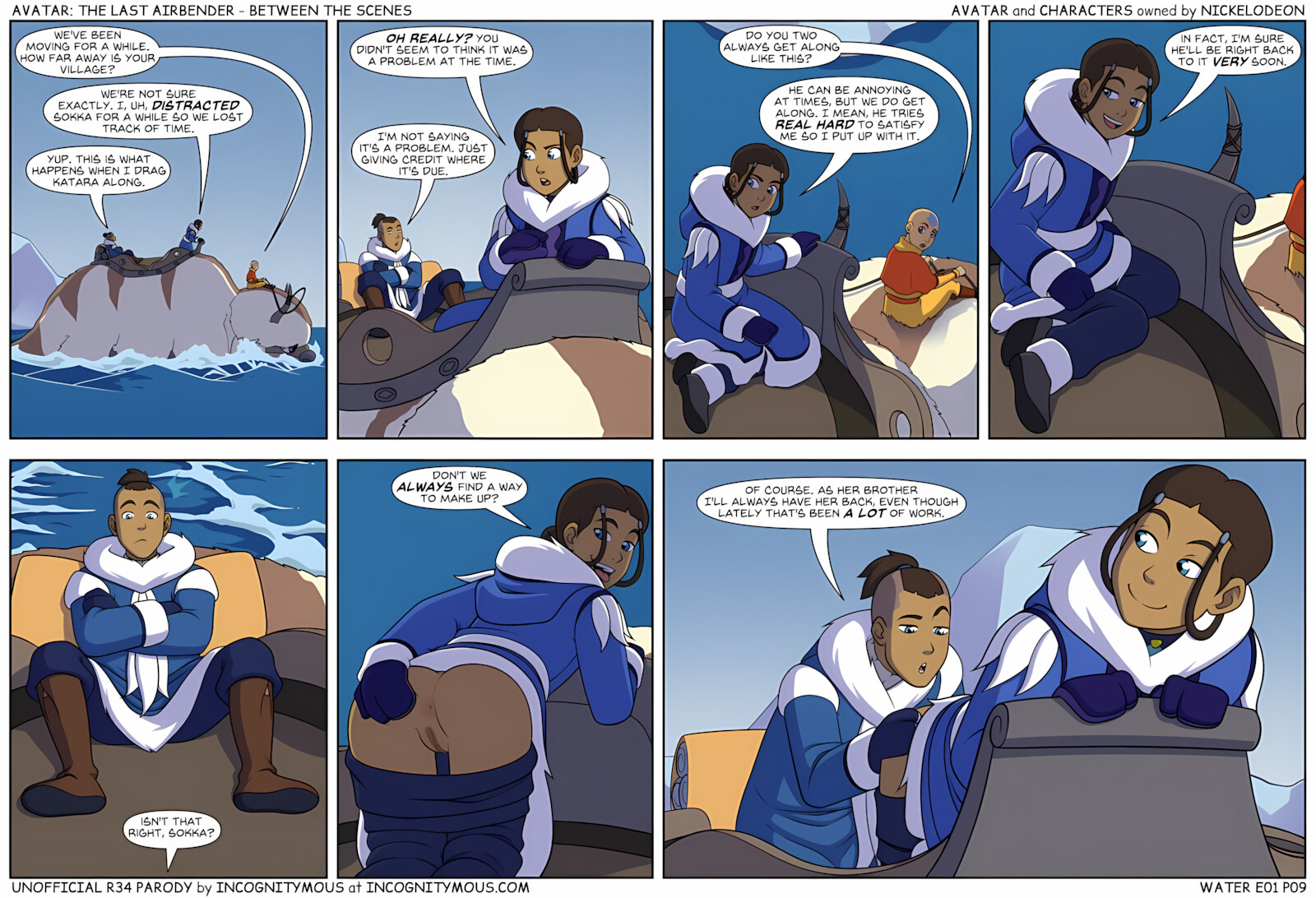 Between The Scenes [Incognitymous], Between The Scenes, page 9 of 14