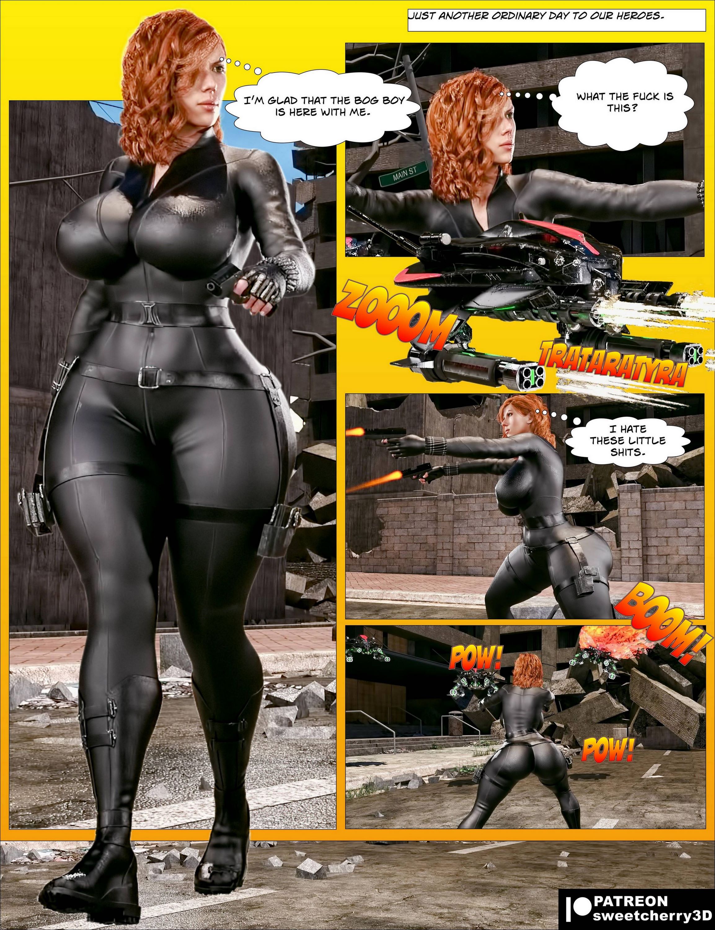 Black Widow [MegaParodies], Black Widow 1, page 2 of 26