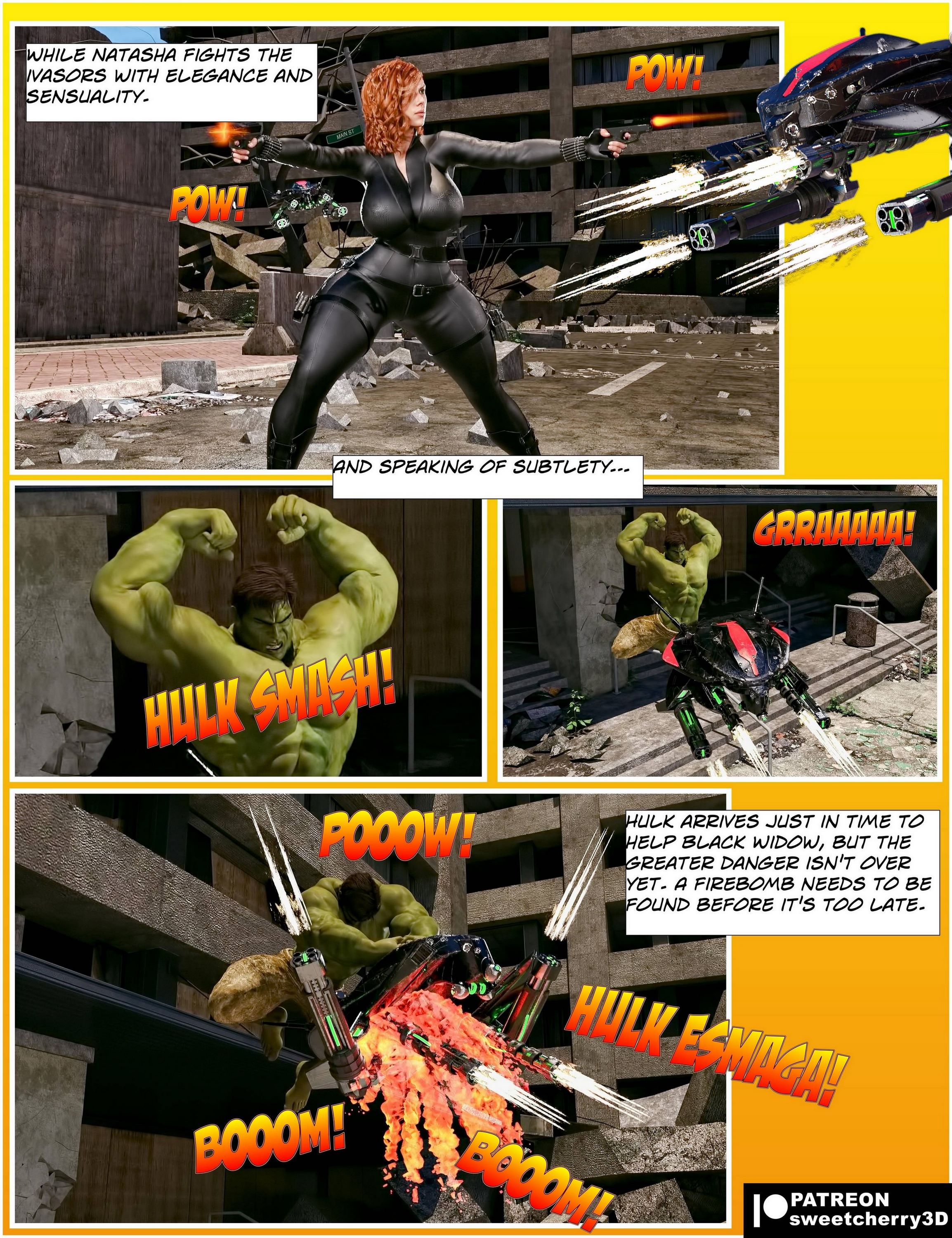 Black Widow [MegaParodies], Black Widow 1, page 3 of 26