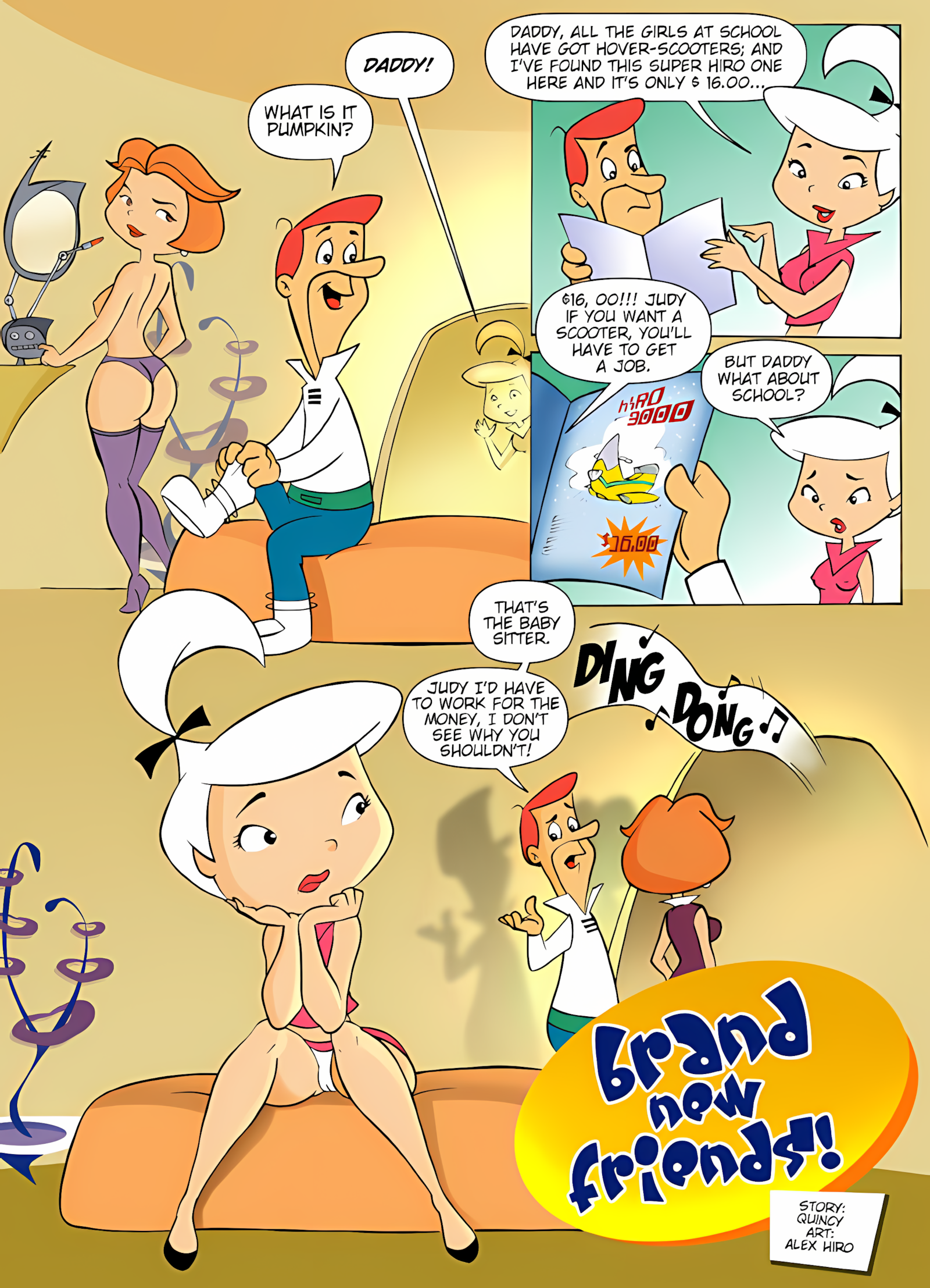 Brand New Jetsons Friends [Alex Hiro], Brand New Jetsons Friends, page 1 of 11