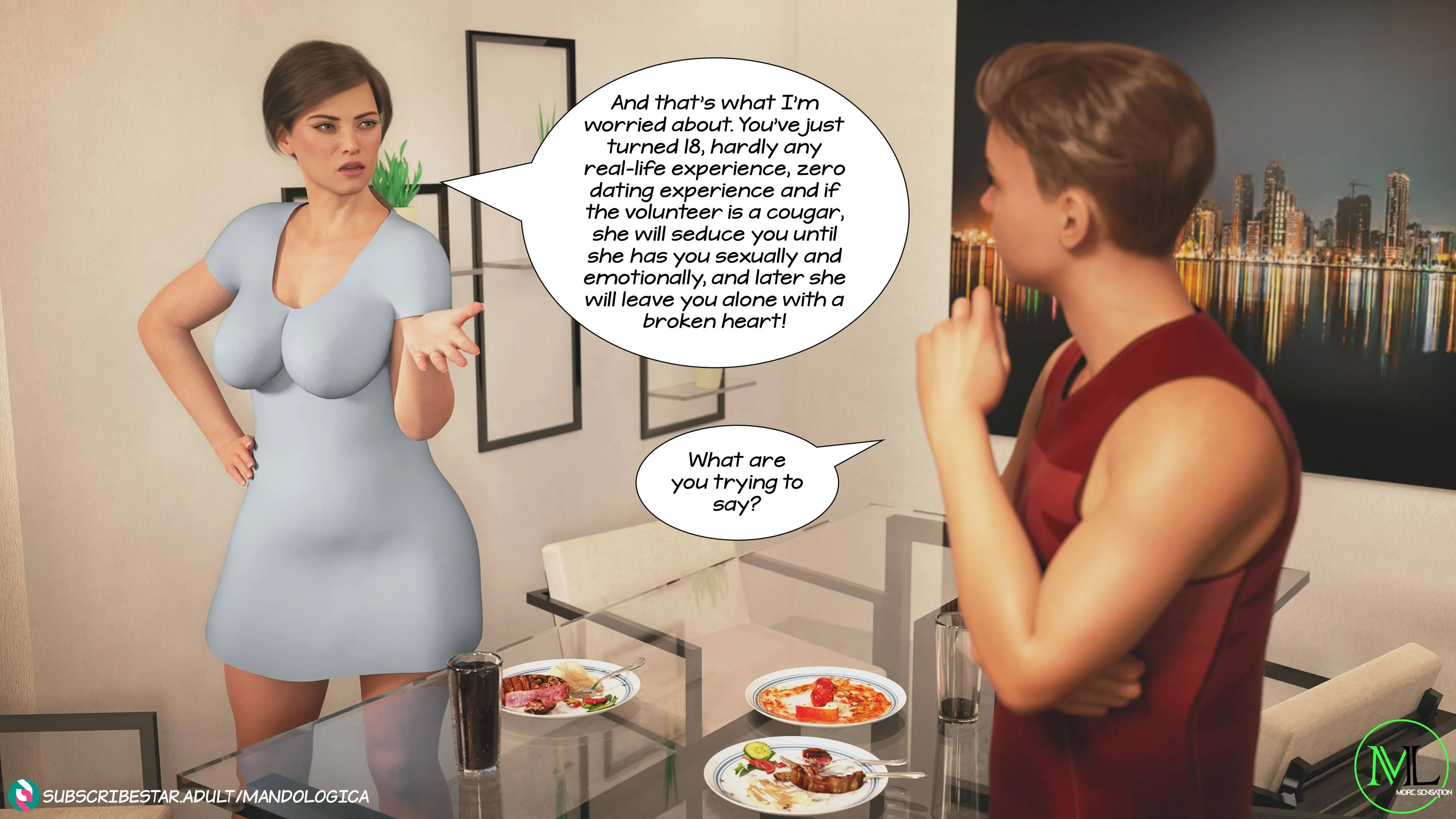 Breaking Boundaries [MandoLogica], 1 . Breaking Boundaries - Chapter 1, page 57 of 87