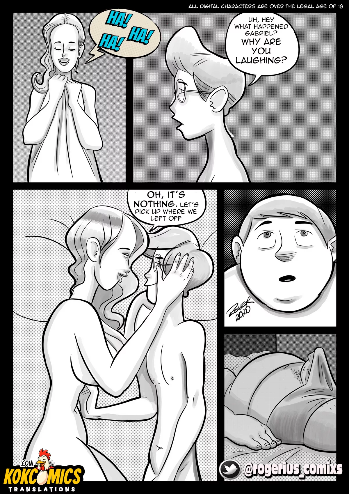 Brother’s Love – Gabriel & Gabriela, Gabriel & Gabriela Brother's Love 5 [Rogerius], page 19 of 21