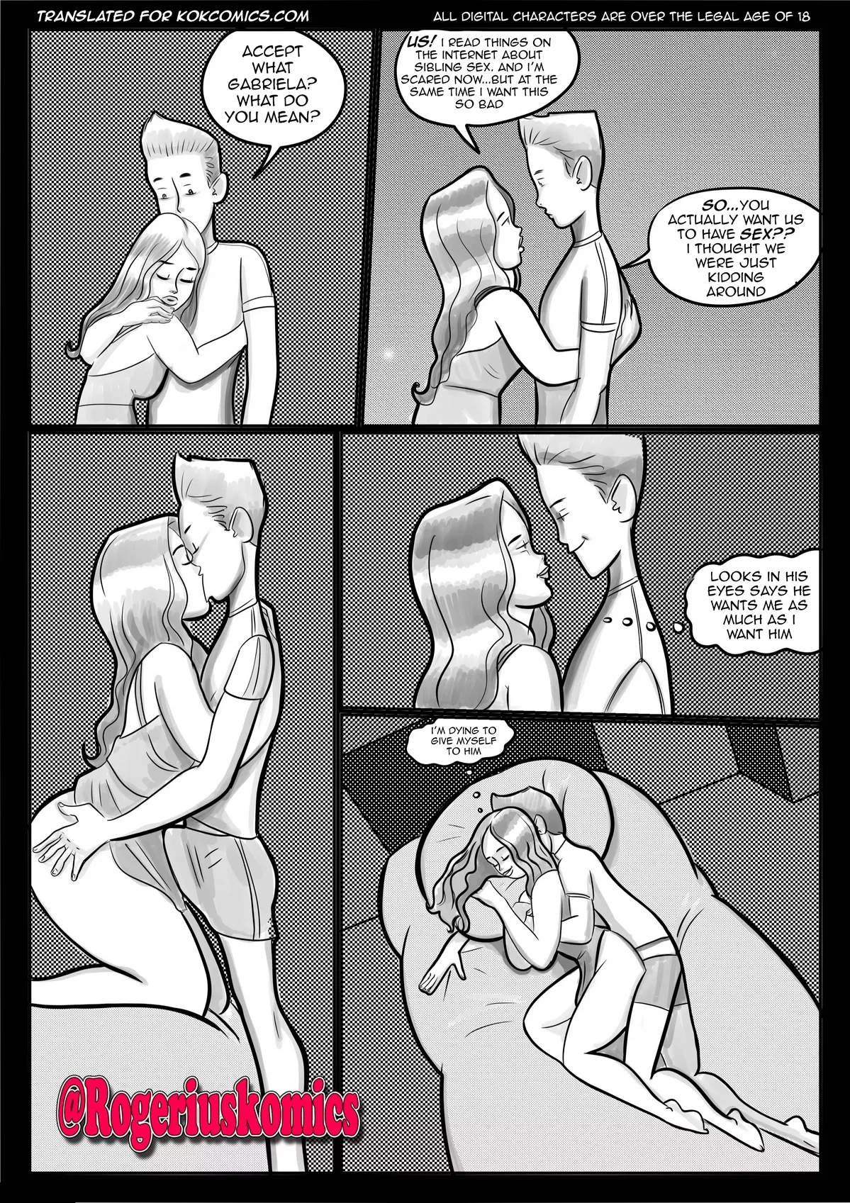 Brother’s Love – Gabriel & Gabriela, Gabriel & Gabriela Brother's Love 3 [Rogerius], page 3 of 10
