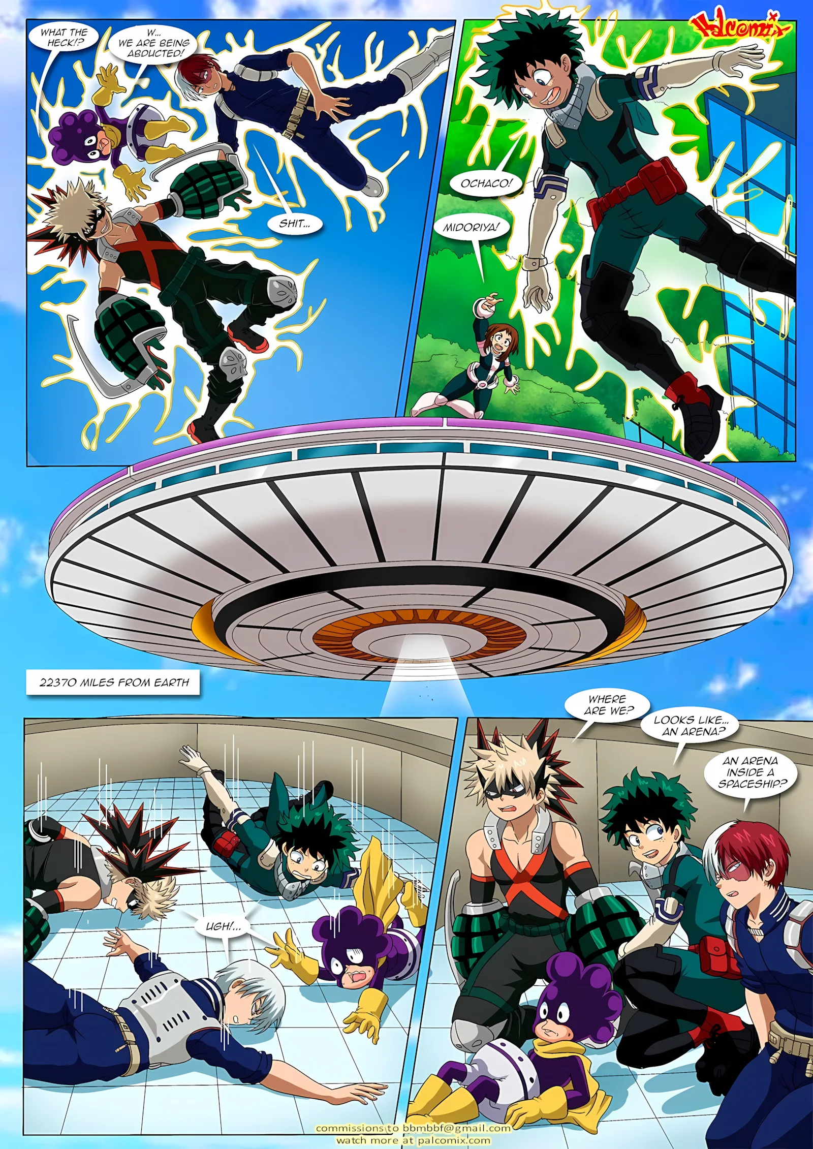 Cosmic Menace (My Hero Academia) [PalComix], 1 . Cosmic Menace - (My Hero Academia) [PalComix], page 4 of 34