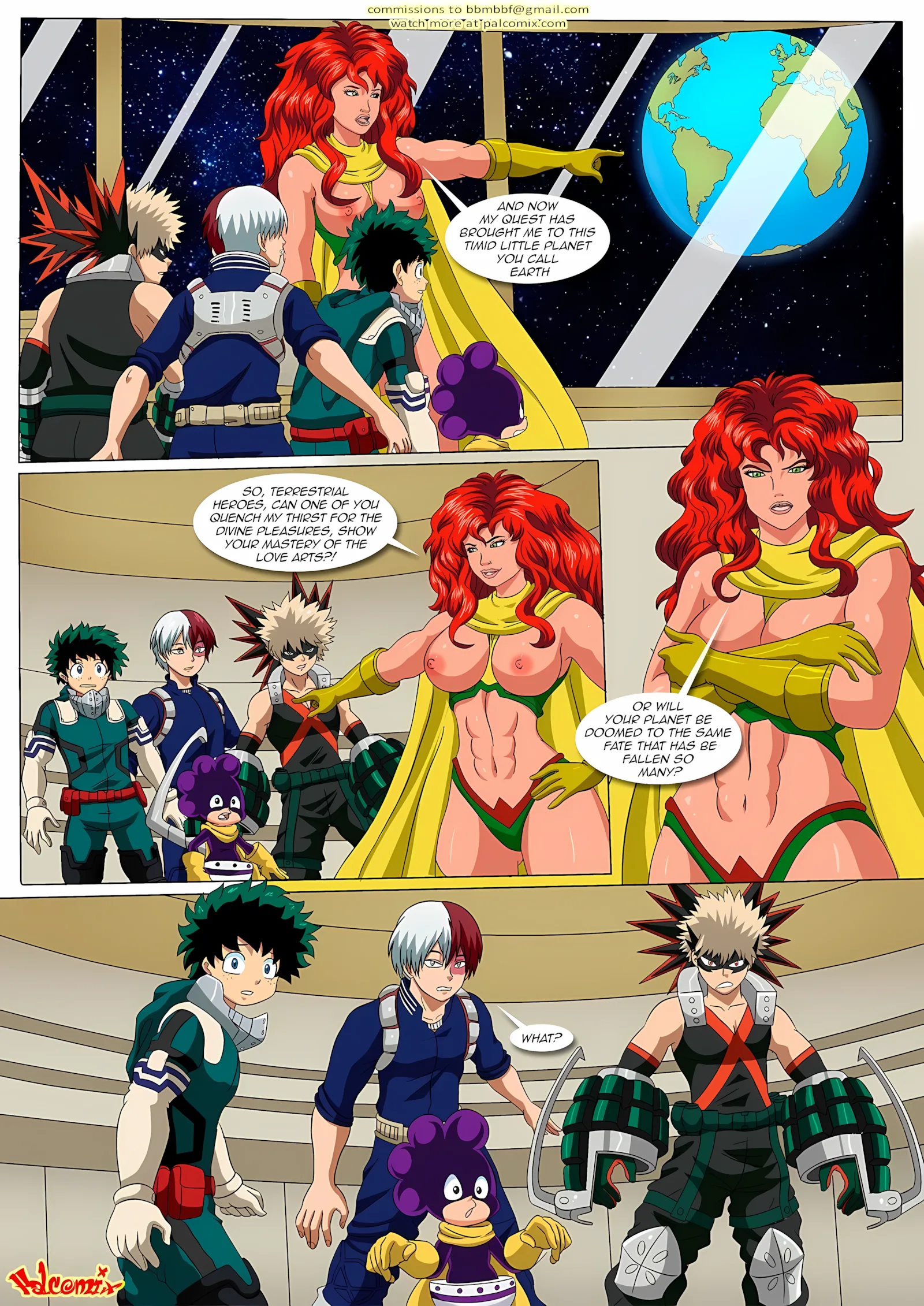 Cosmic Menace (My Hero Academia) [PalComix], 1 . Cosmic Menace - (My Hero Academia) [PalComix], page 7 of 34