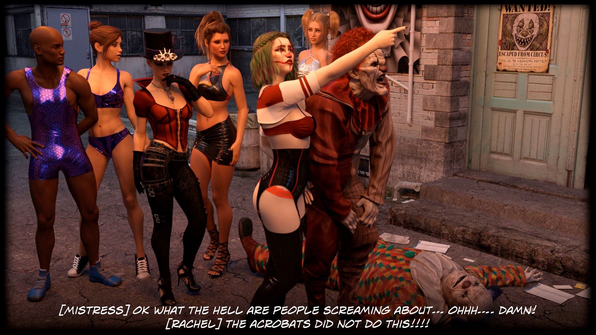 Dark Circus [Sexy3DComics | Gonzo], Dark Circus, page 159 of 177