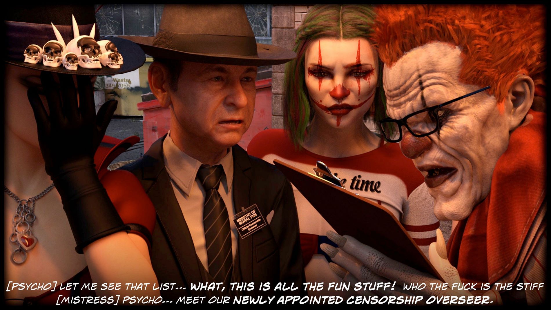 Dark Circus [Sexy3DComics | Gonzo], Dark Circus, page 168 of 177