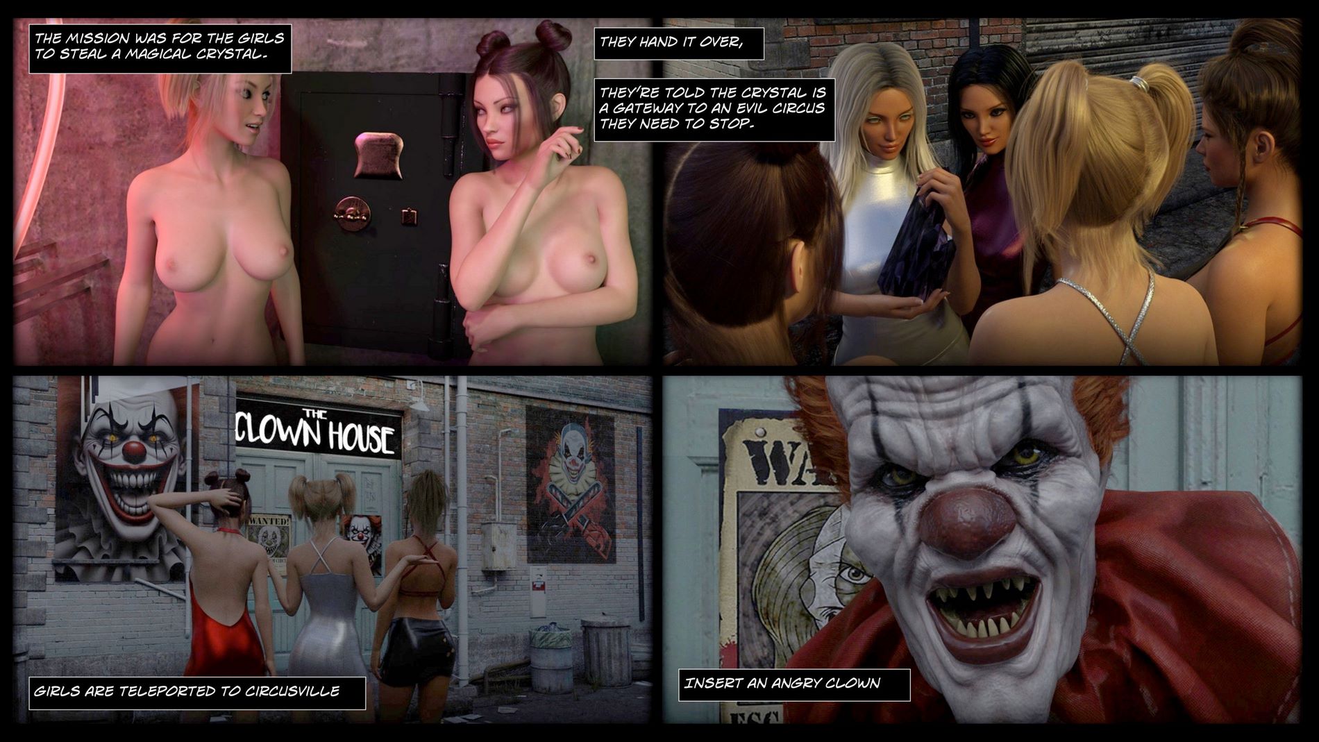 Dark Circus [Sexy3DComics | Gonzo], Dark Circus, page 4 of 177