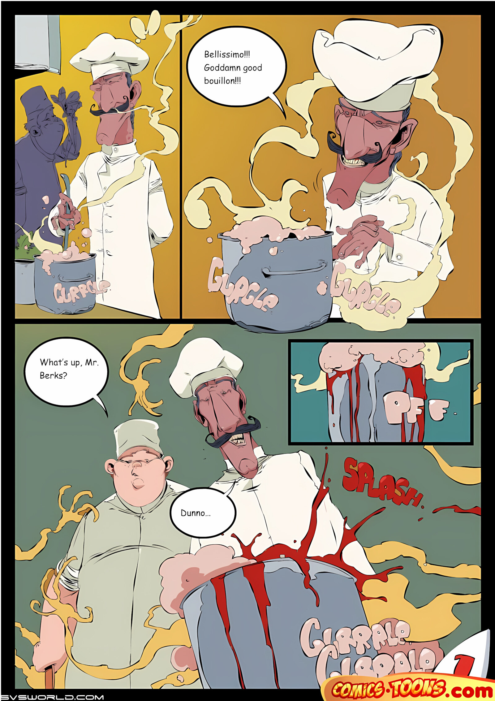 Demon in the Kitchen [Comics-Toons], Demon in the Kitchen, page 2 of 15