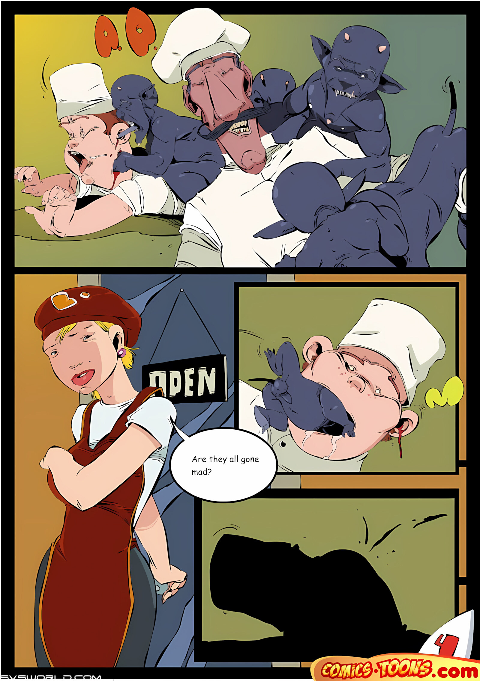 Demon in the Kitchen [Comics-Toons], Demon in the Kitchen, page 4 of 15