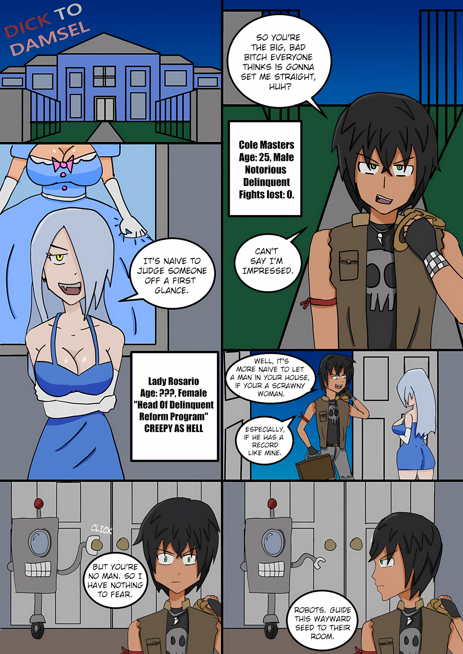 Dick to Damsel [TheSmuttyBandit], Dick to Damsel, page 1 of 24