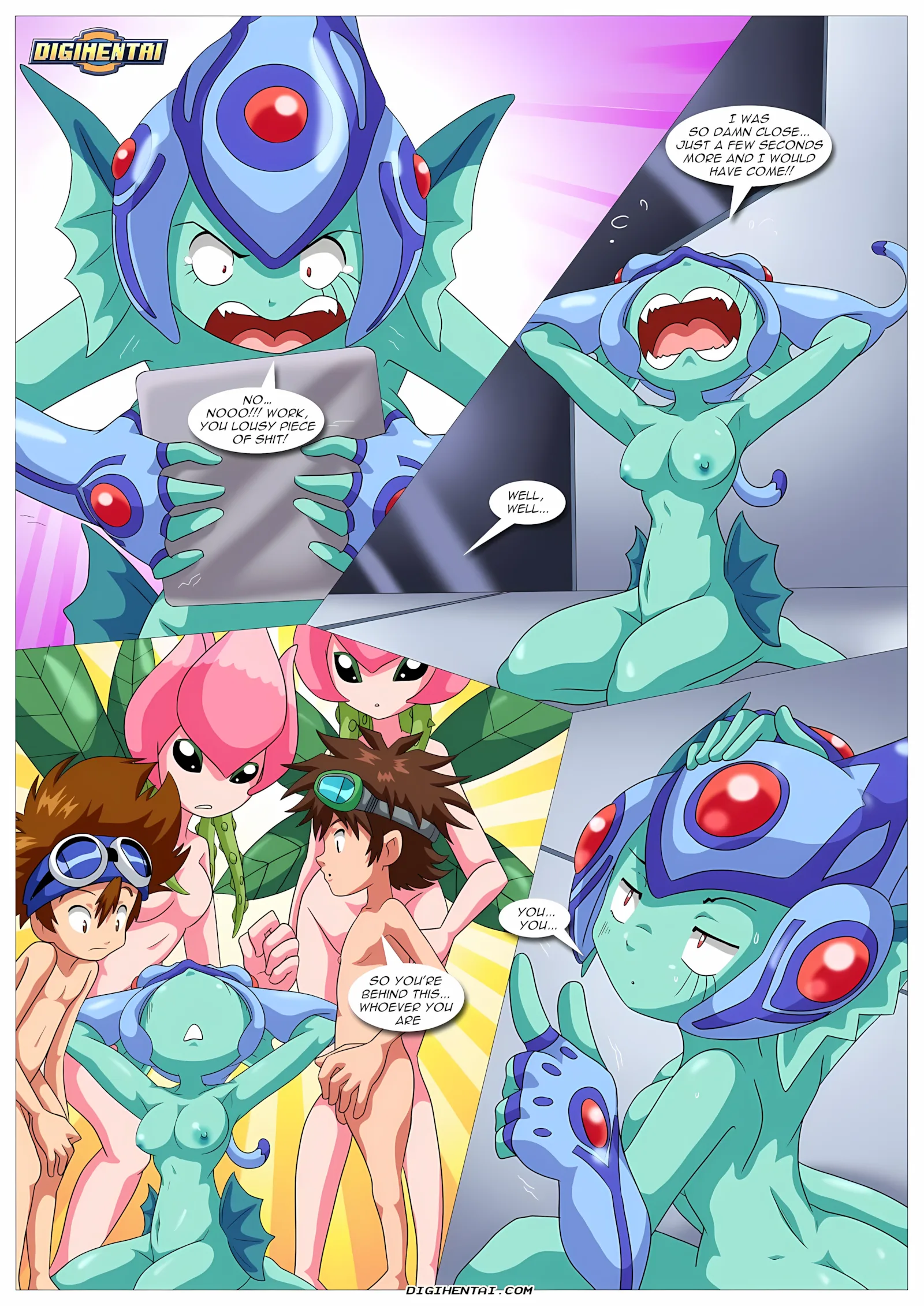 Digtal Lovero (Digimon) [Palcomix], 1 . Digtal Lovero - (Digimon) [Palcomix], page 18 of 19