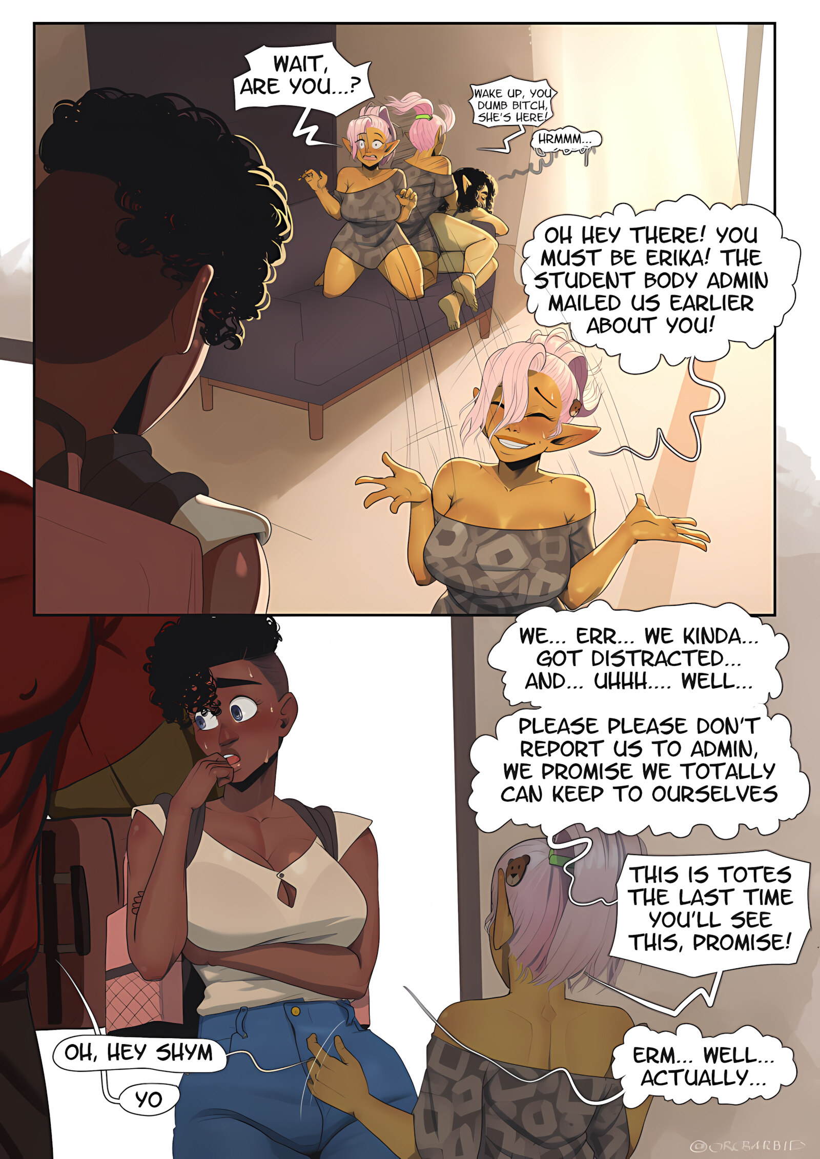 A Special Gobbo College Comic [OrcBarbies], A Special Gobbo College Comic, page 11 of 69