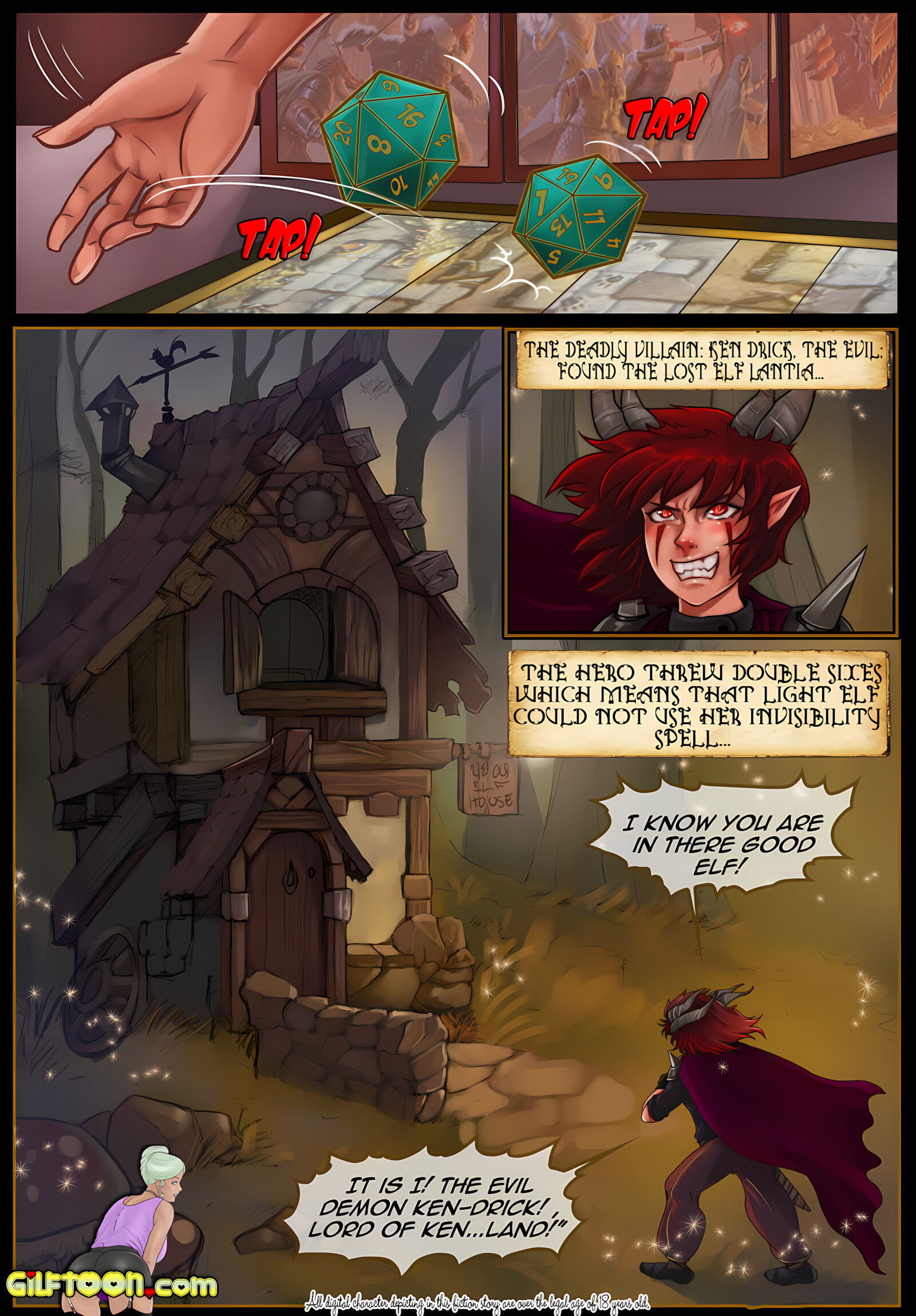 Dungeons and Fuckers [Gilftoon], Dungeons and Fuckers, page 1 of 11