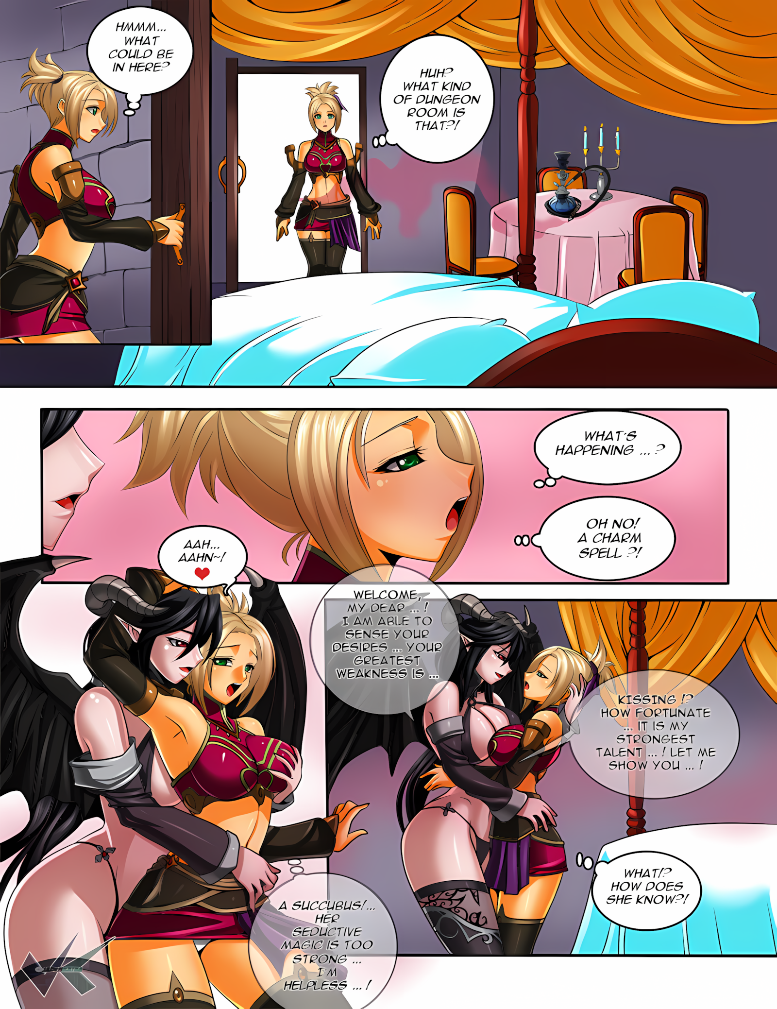 Eirena and Succubus [JadenKaiba], Unexpected Companionship 2, page 1 of 6