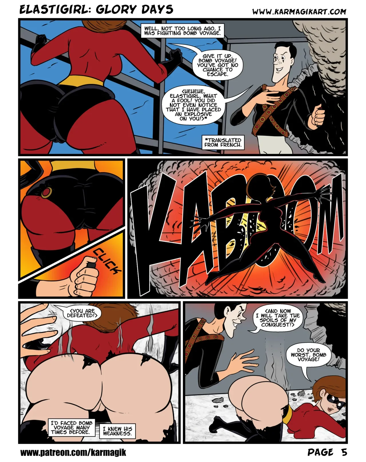 Elasti Girl – Glory Days (The Incredibles), 1. Elasti Girl - Glory Days [Karmagik], page 8 of 15