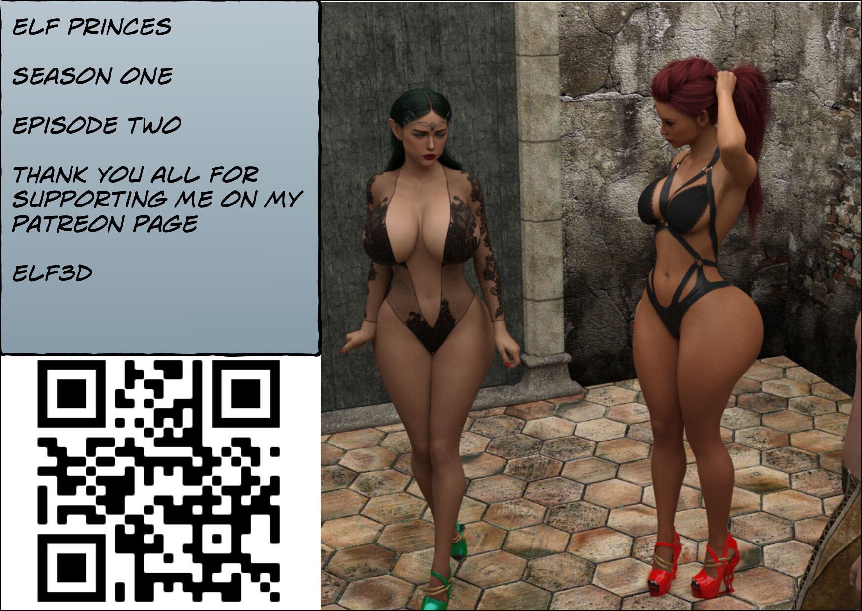 Elf Princess [Elf3D], Elf Princess 2, page 1 of 19