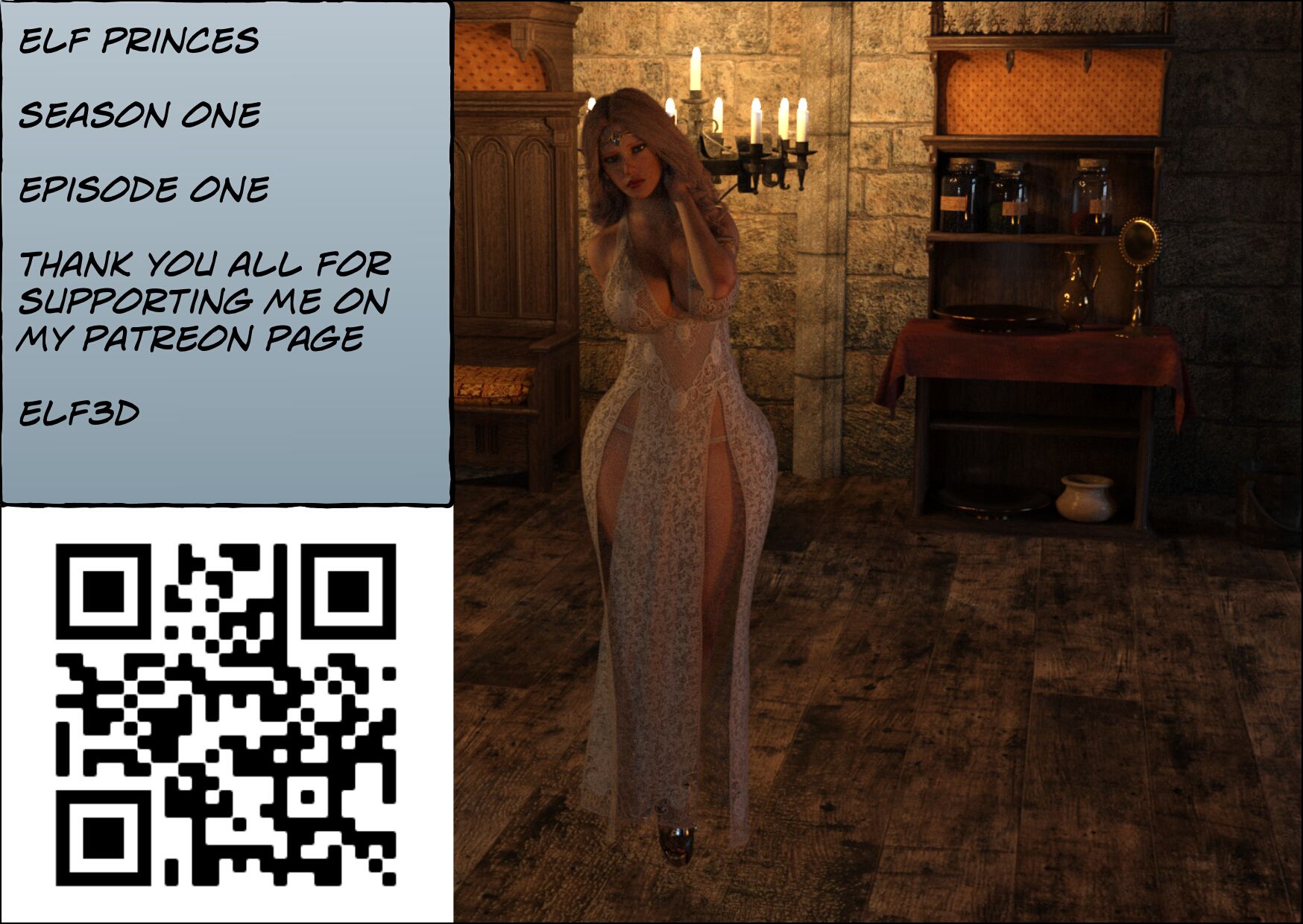 Elf Princess [Elf3D], Elf Princess 1, page 1 of 21