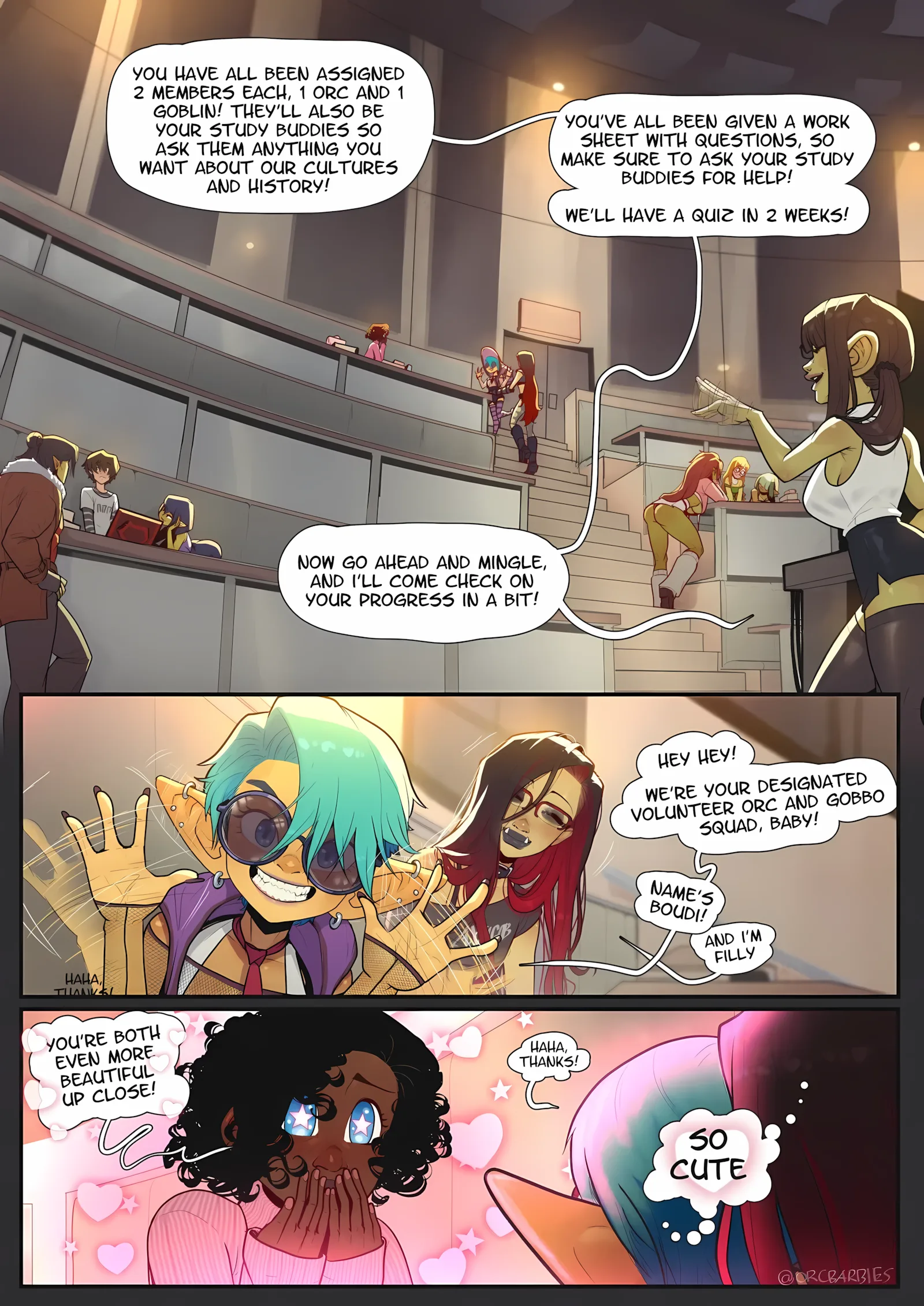 Erika’s First Week [OrcBarbies], 1. Erika's First Week, page 13 of 24