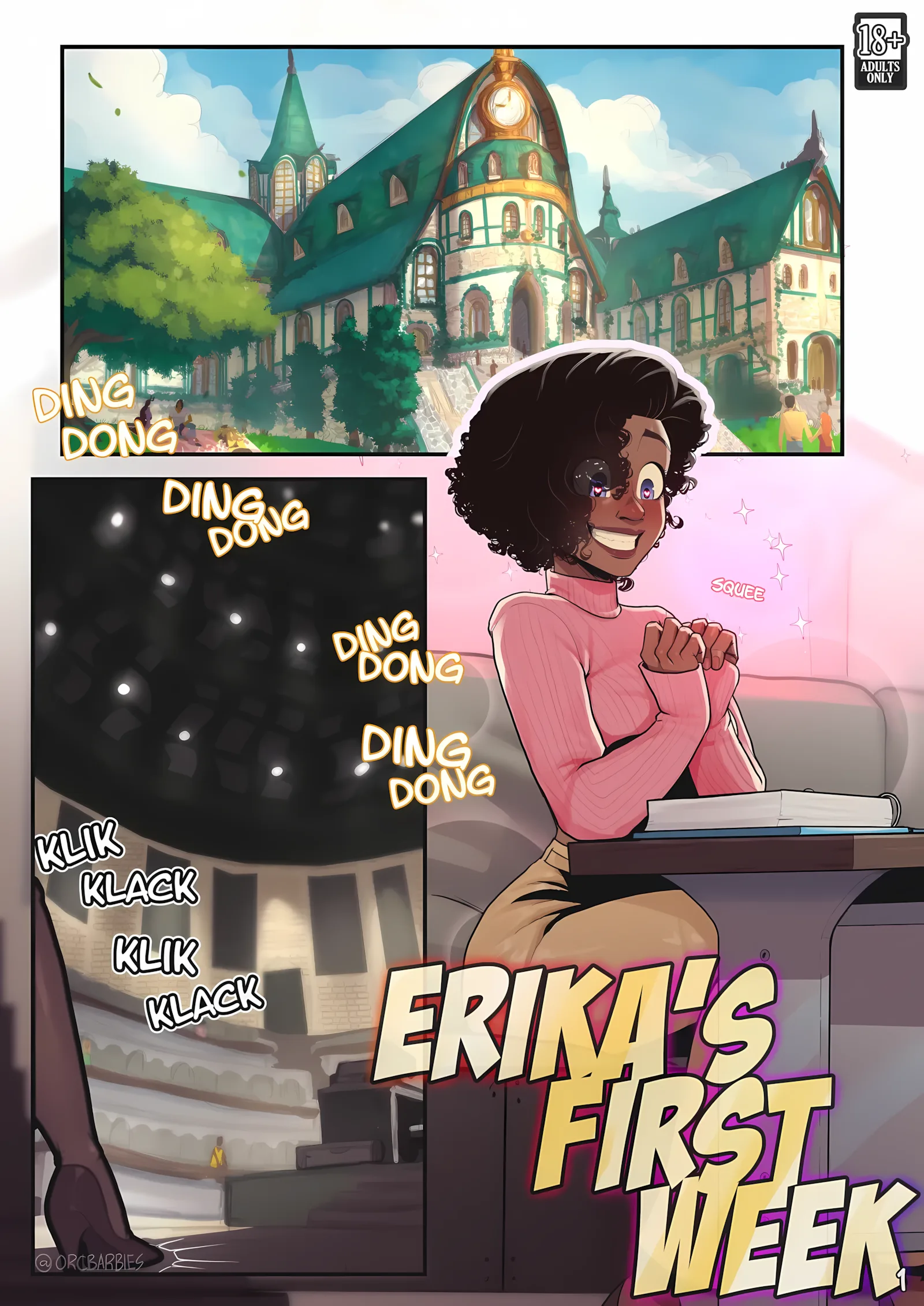 Erika’s First Week [OrcBarbies], 1. Erika's First Week, page 7 of 24