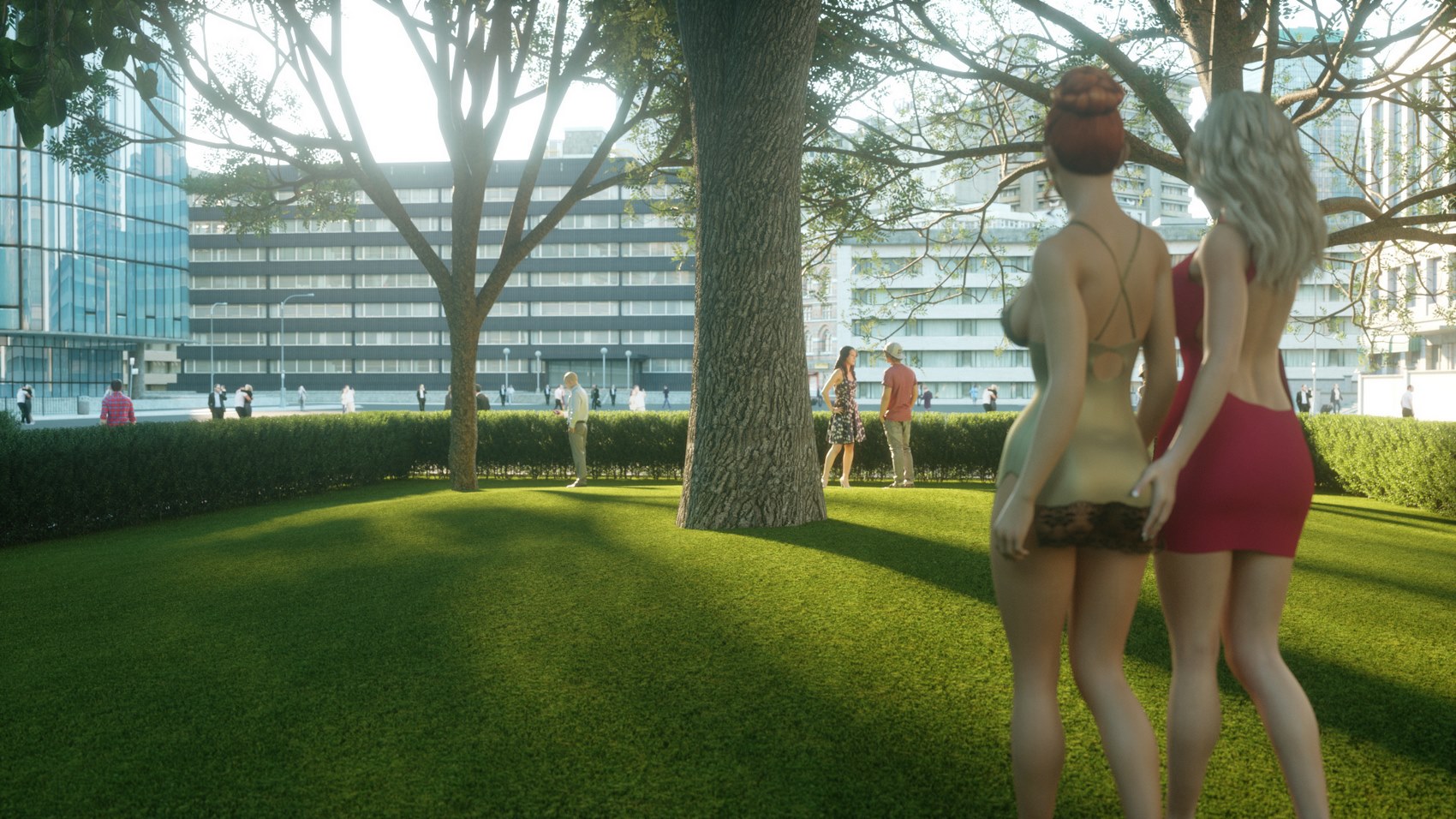 Eve And Anastasia’s Evening in the Park [Lord Kvento], Eve And Anastasia's Evening in the Park, page 1 of 15