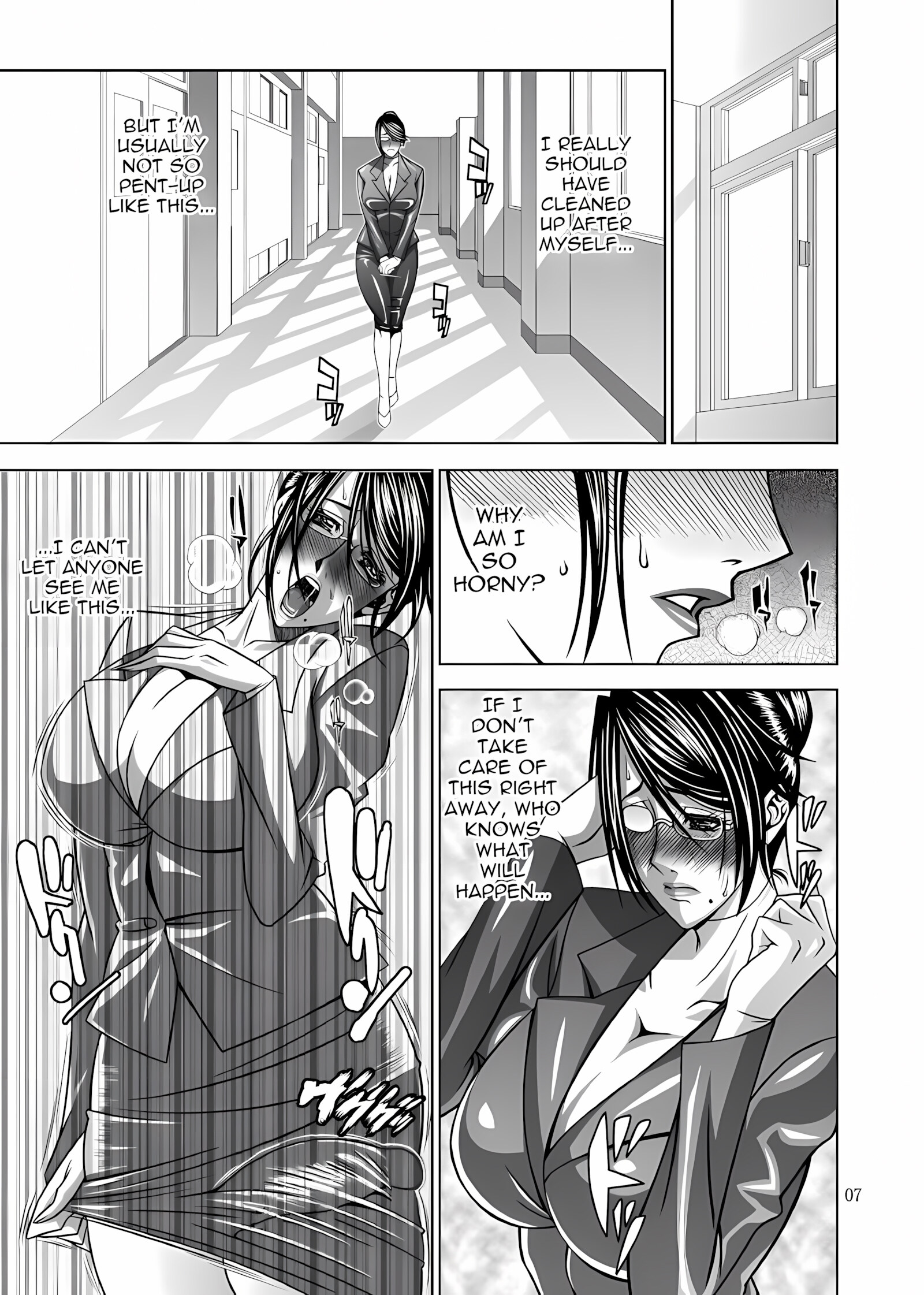 Futanari Milf Toilet Bukkake [Youdou Suzuku], Futanari Milf Toilet Bukkake, page 4 of 23