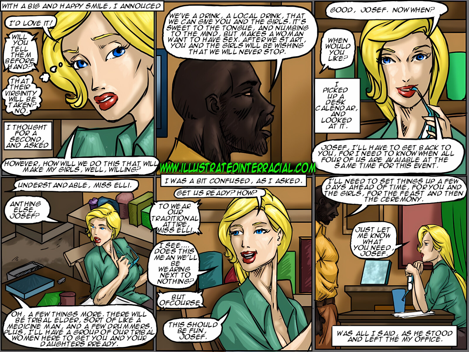Adoption Of My Daughters And I Into The Tribe [IllustratedInterracial], Adoption Of My Daughters And I Into The Tribe, page 14 of 40