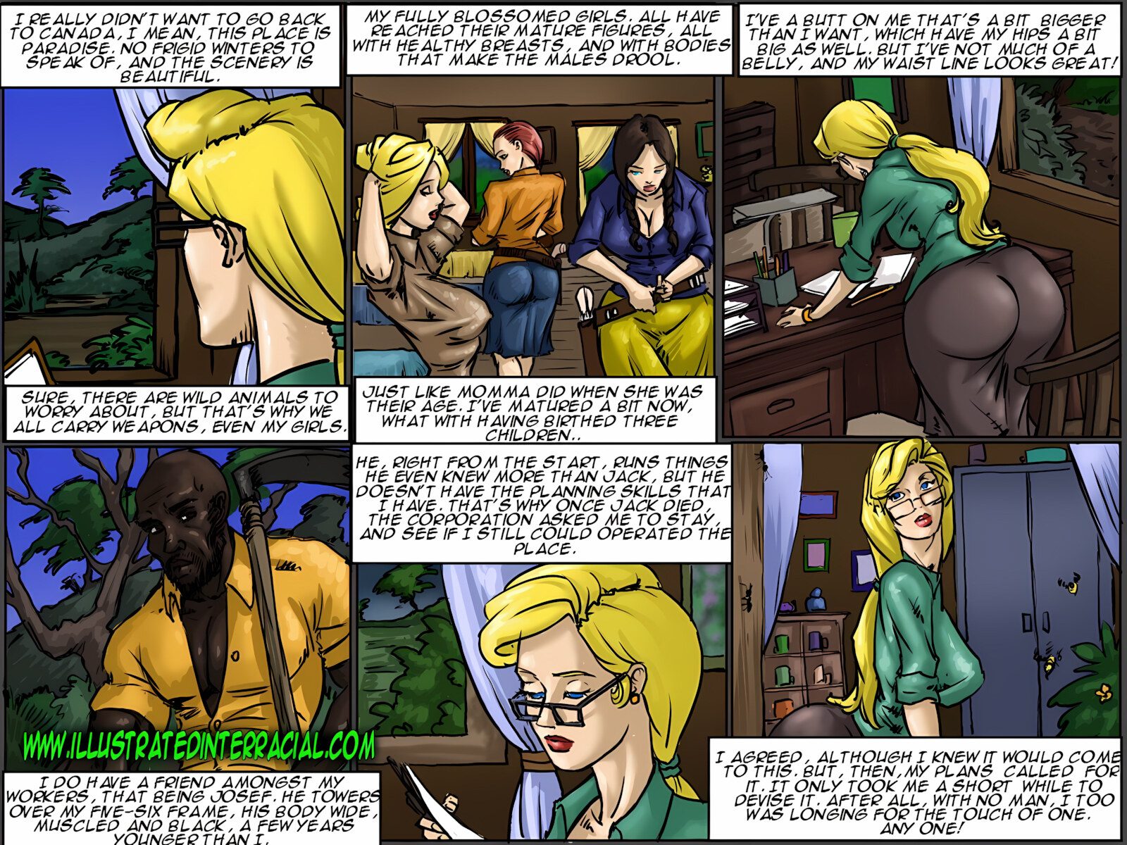 Adoption Of My Daughters And I Into The Tribe [IllustratedInterracial], Adoption Of My Daughters And I Into The Tribe, page 3 of 40