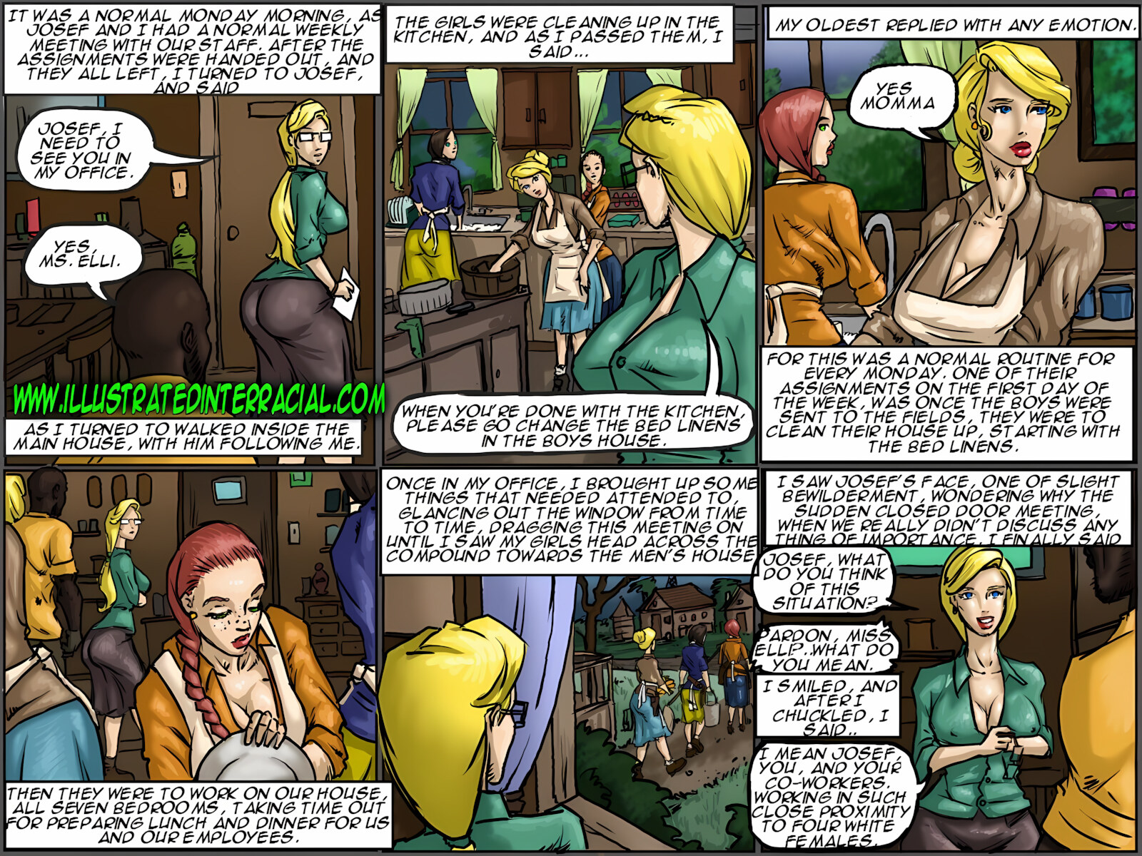 Adoption Of My Daughters And I Into The Tribe [IllustratedInterracial], Adoption Of My Daughters And I Into The Tribe, page 4 of 40