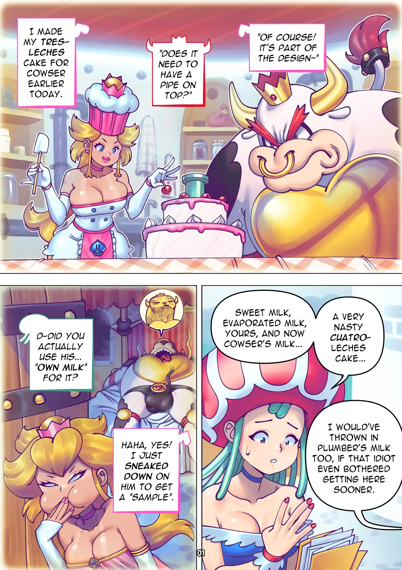 Plumber + Princess (Super Mario Bros.), Plumber + Princess 4 [Supersatanson], page 2 of 23