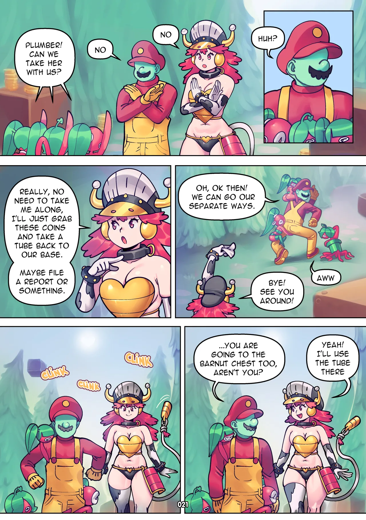 Plumber + Princess (Super Mario Bros.), Plumber + Princess 4 [Supersatanson], page 22 of 23