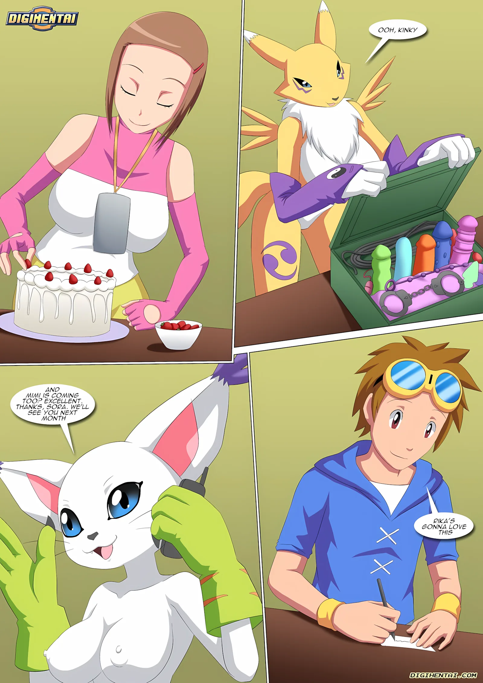 Happy Birthday Rika (Digimon) [Palcomix], 2 . Happy Birthday Rika - Chapter 2 (Digimon) [Palcomix], page 4 of 21