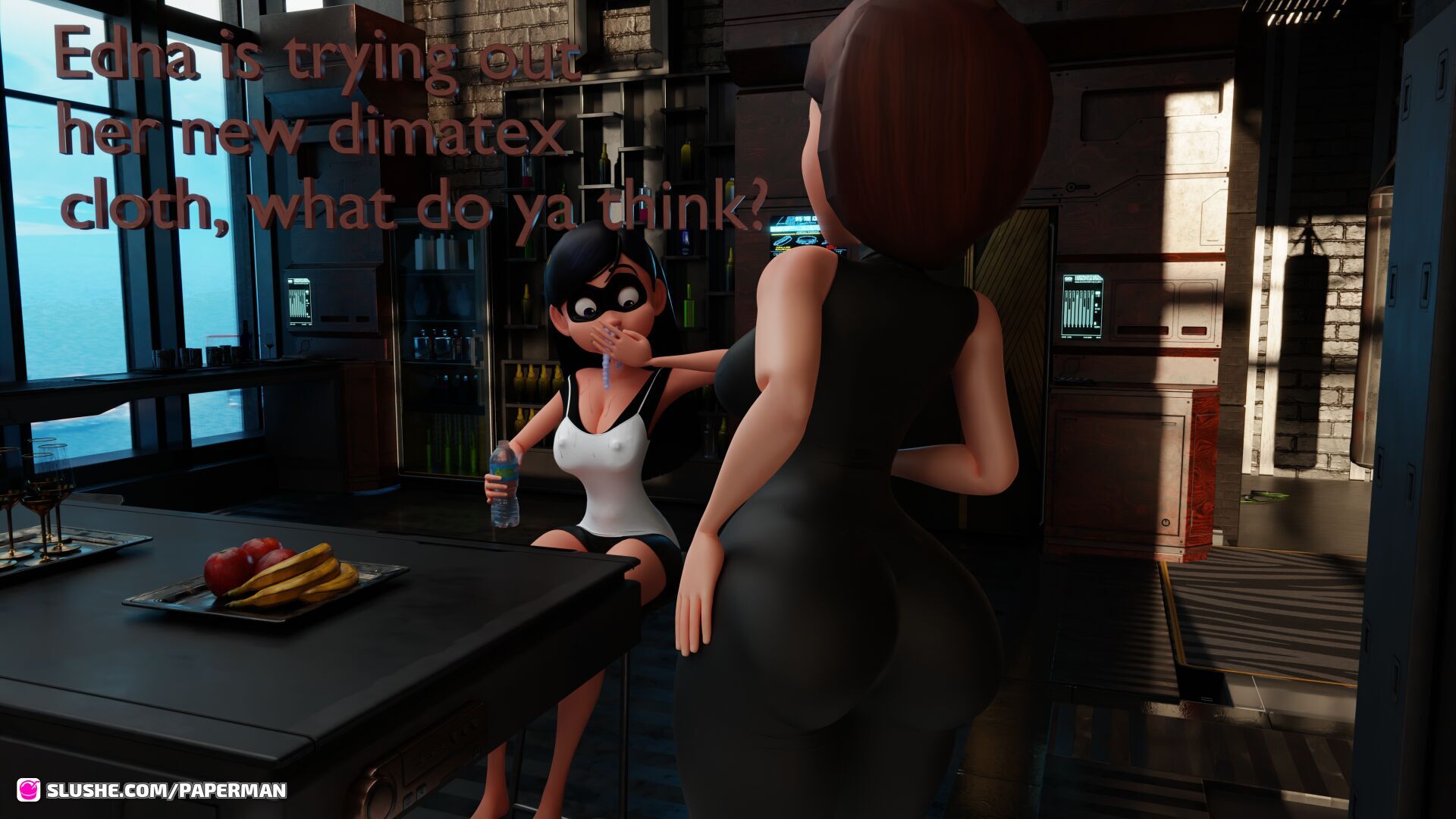 Helen Parr’s new suit [Paperman], Helen Parr's new suit, page 2 of 9
