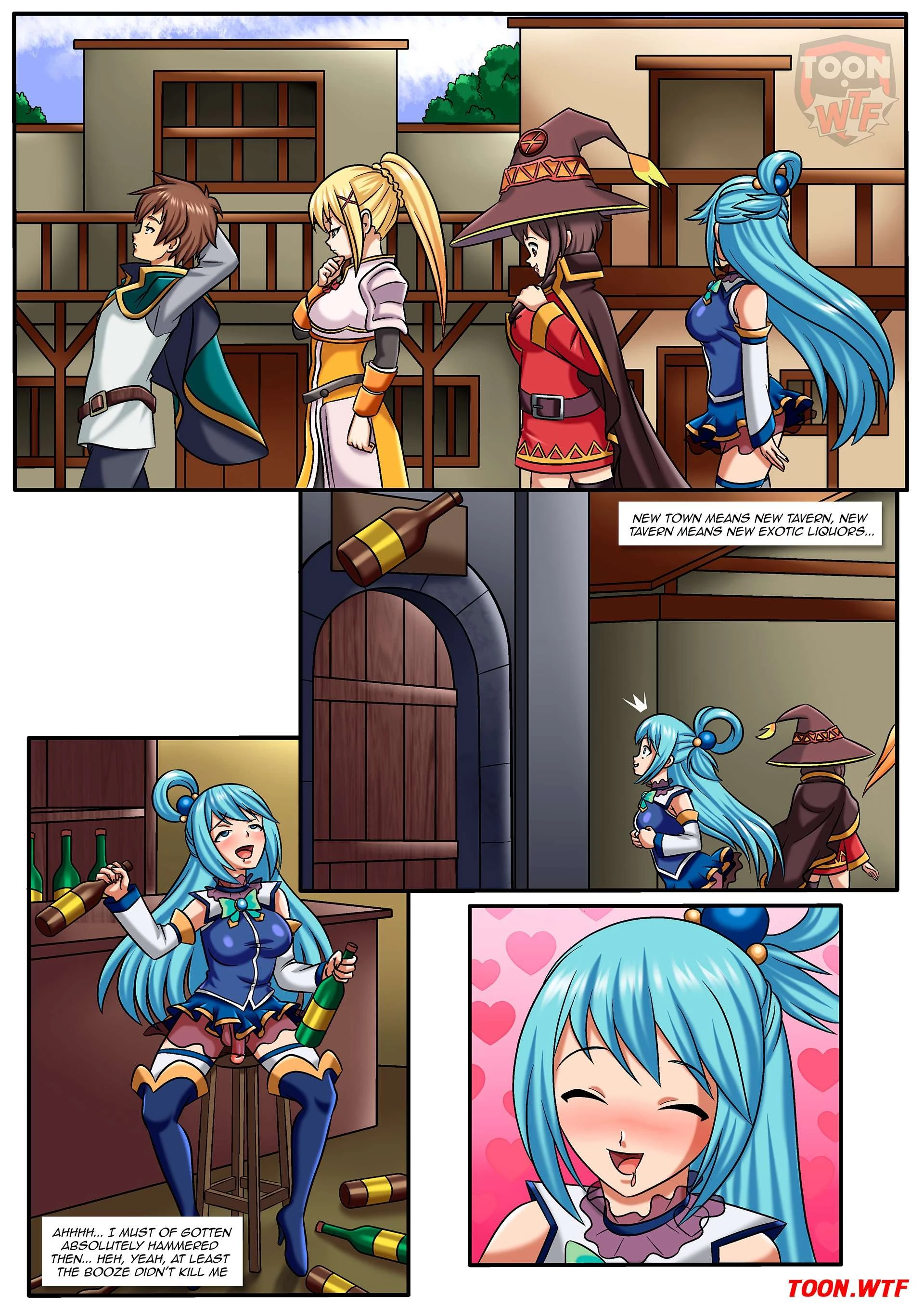 Her 1 Niche (Konosuba) [Palcomix], 1 . Her 1 Niche - (Konosuba) [Palcomix], page 4 of 21