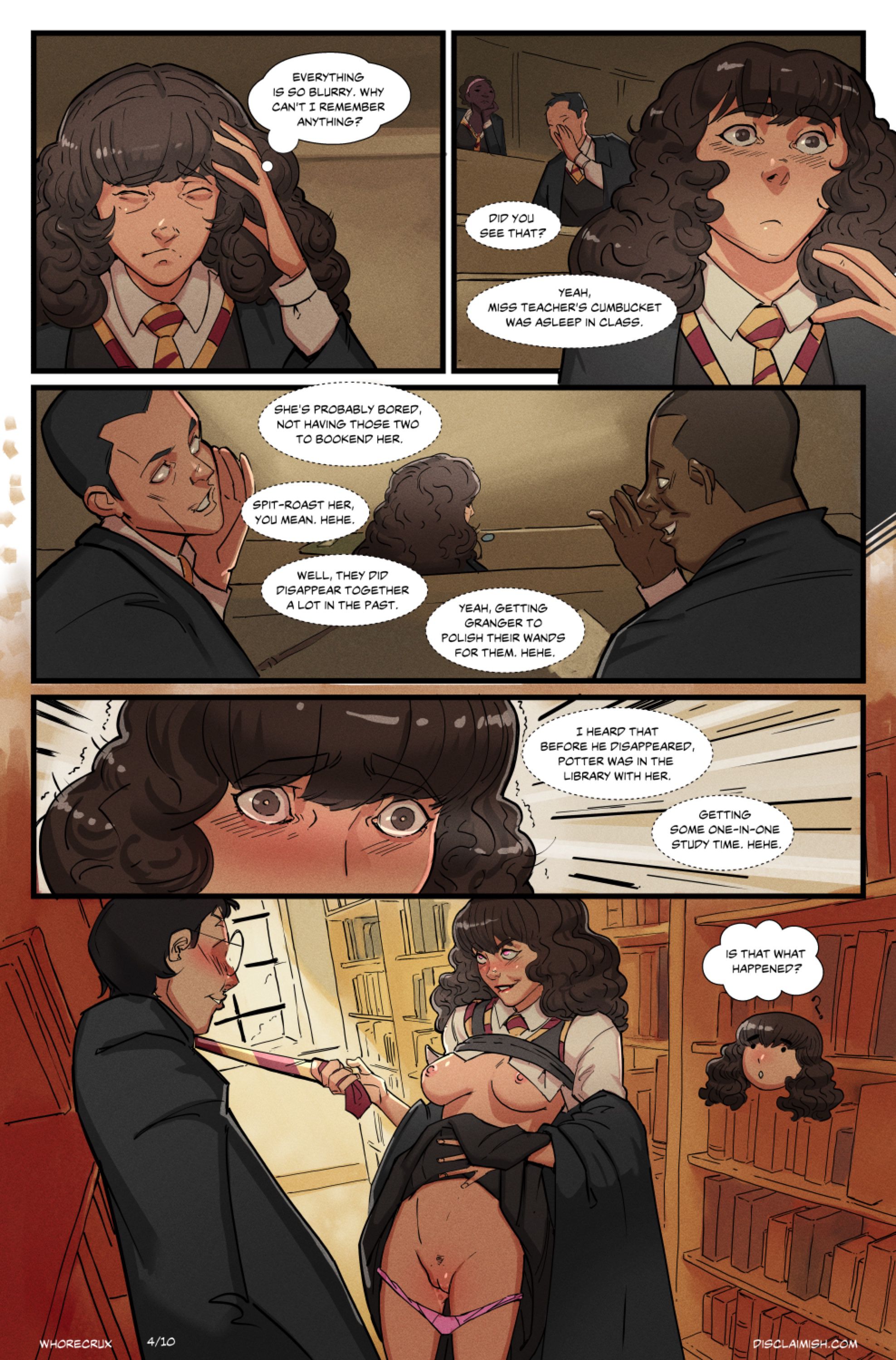 Hermione Granger And The Whorecrux [Disclaimer], Hermione Granger And The Whorecrux, page 6 of 17