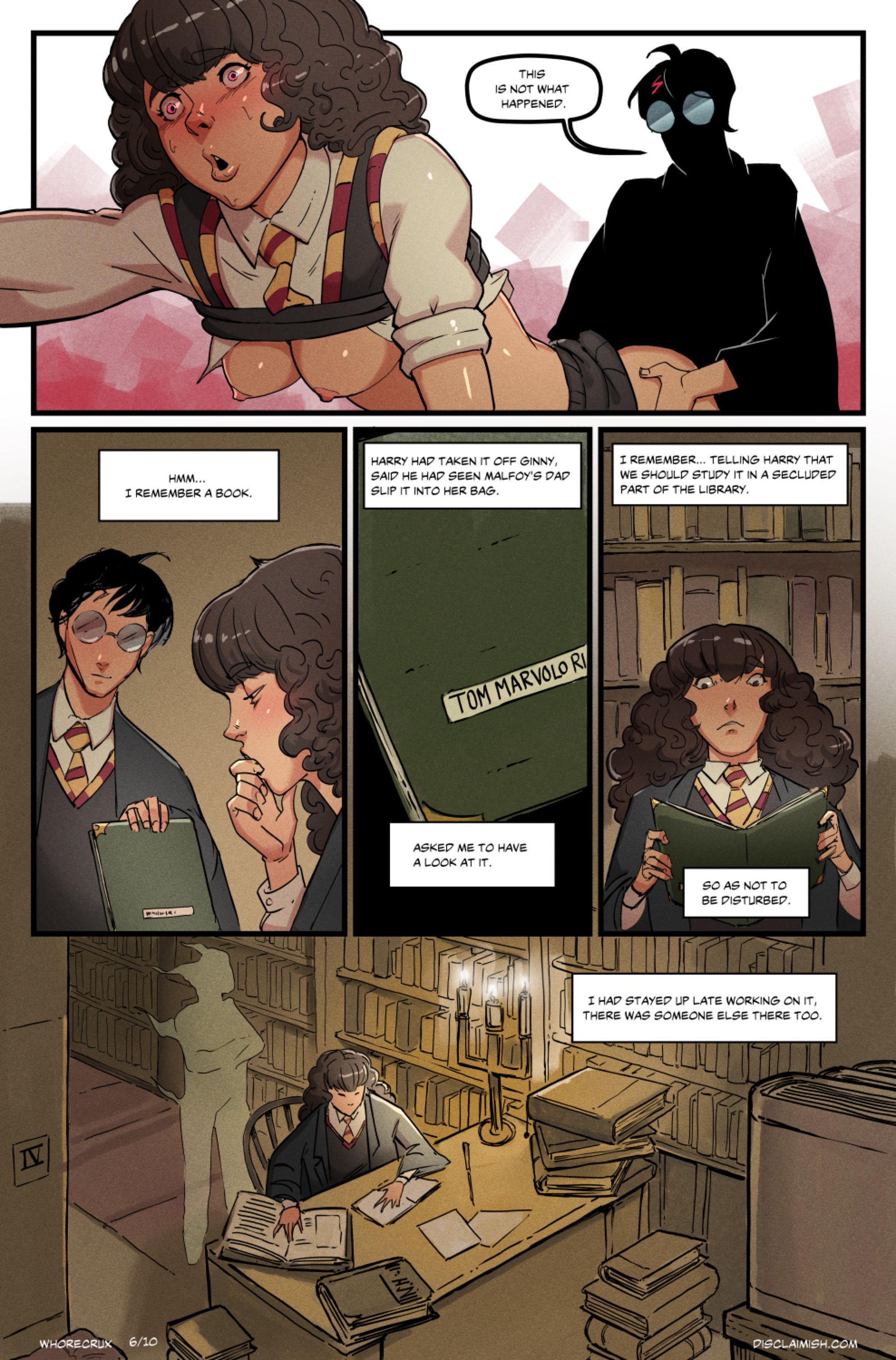 Hermione Granger And The Whorecrux [Disclaimer], Hermione Granger And The Whorecrux, page 8 of 17
