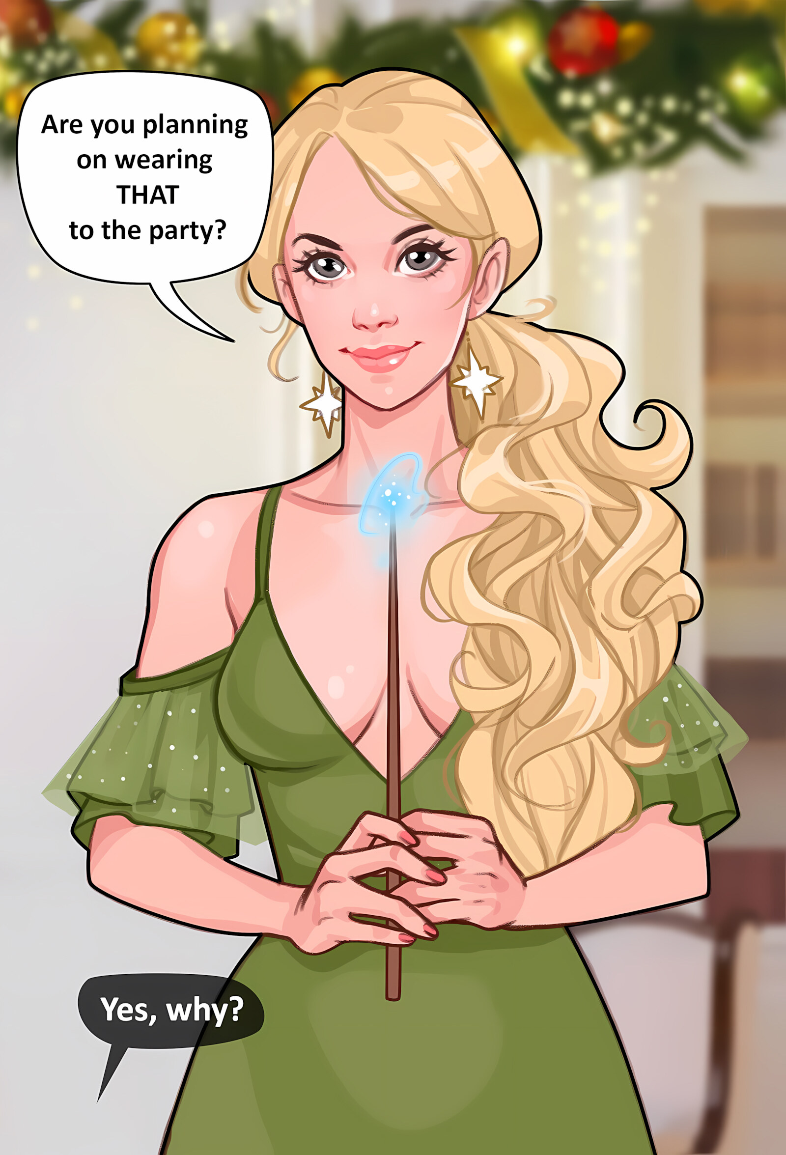 Hermione: New Year Party [Olena Minko], Hermione: New Year Party, page 2 of 14