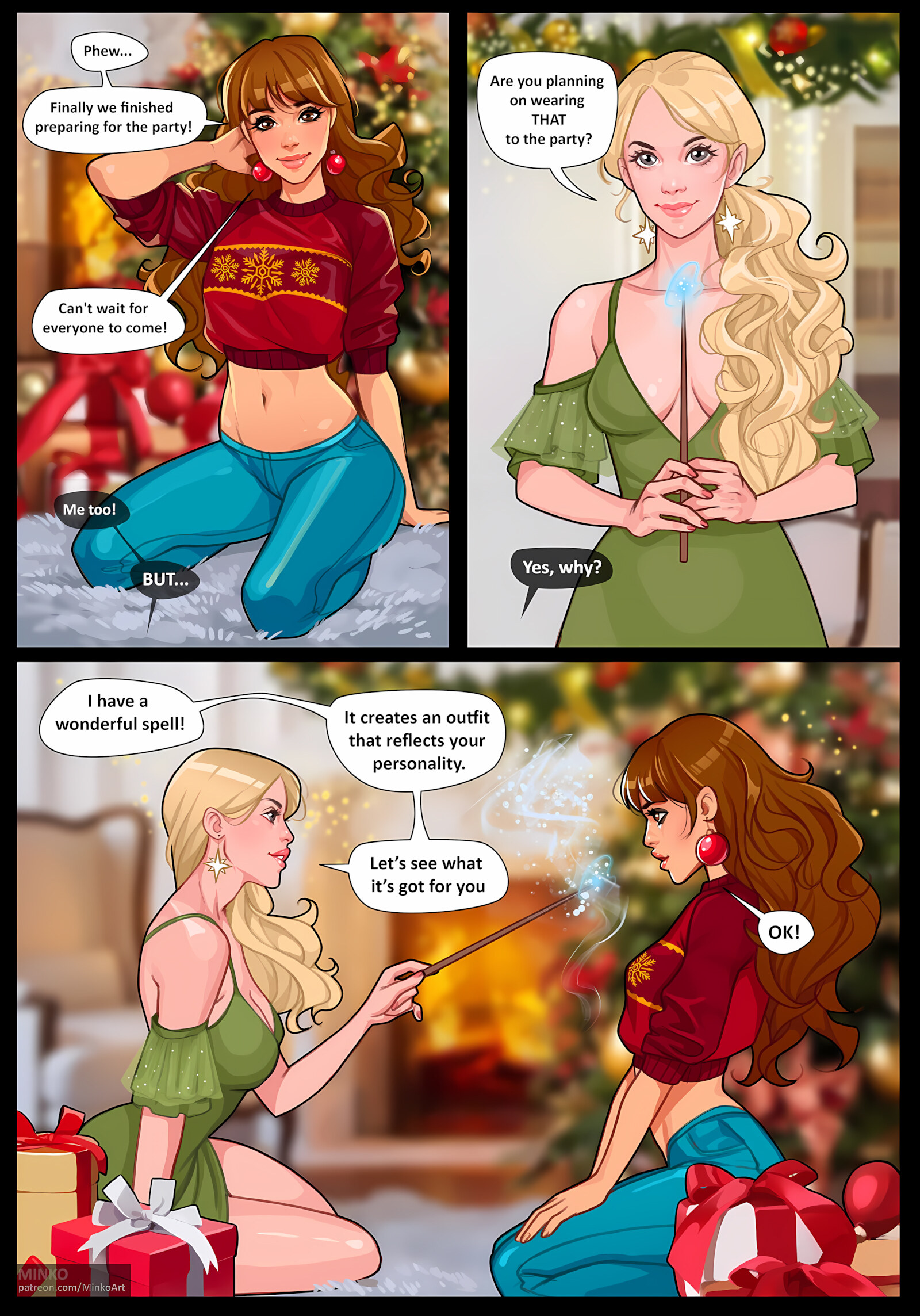 Hermione: New Year Party [Olena Minko], Hermione: New Year Party, page 12 of 14