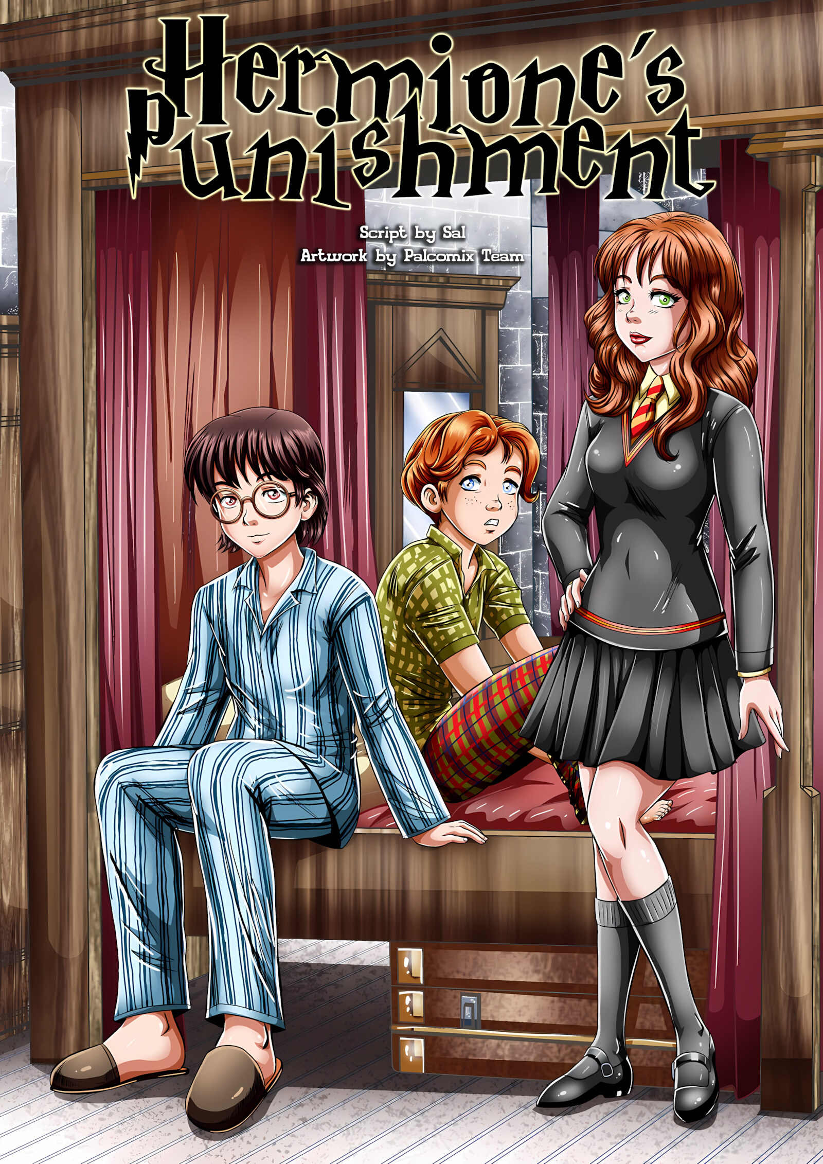 Hermione’s Punishment [Palcomix], Hermione's Punishment, page 1 of 18