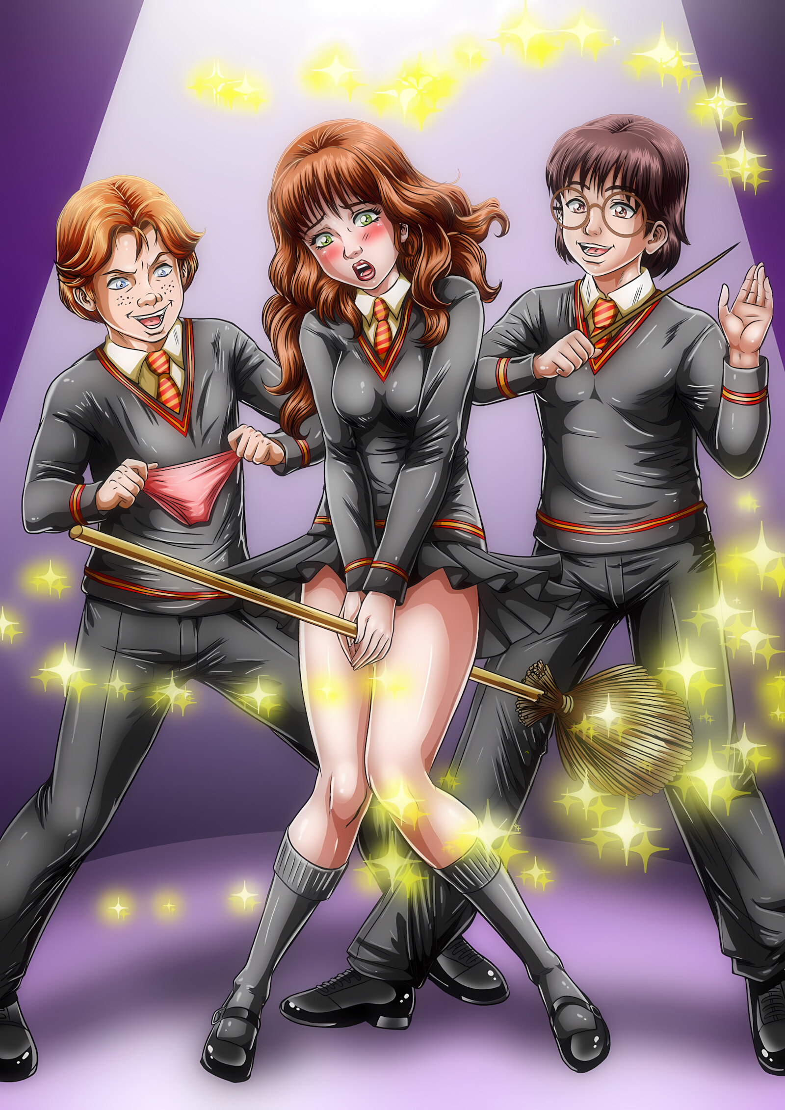 Hermione’s Punishment [Palcomix], Hermione's Punishment, page 18 of 18