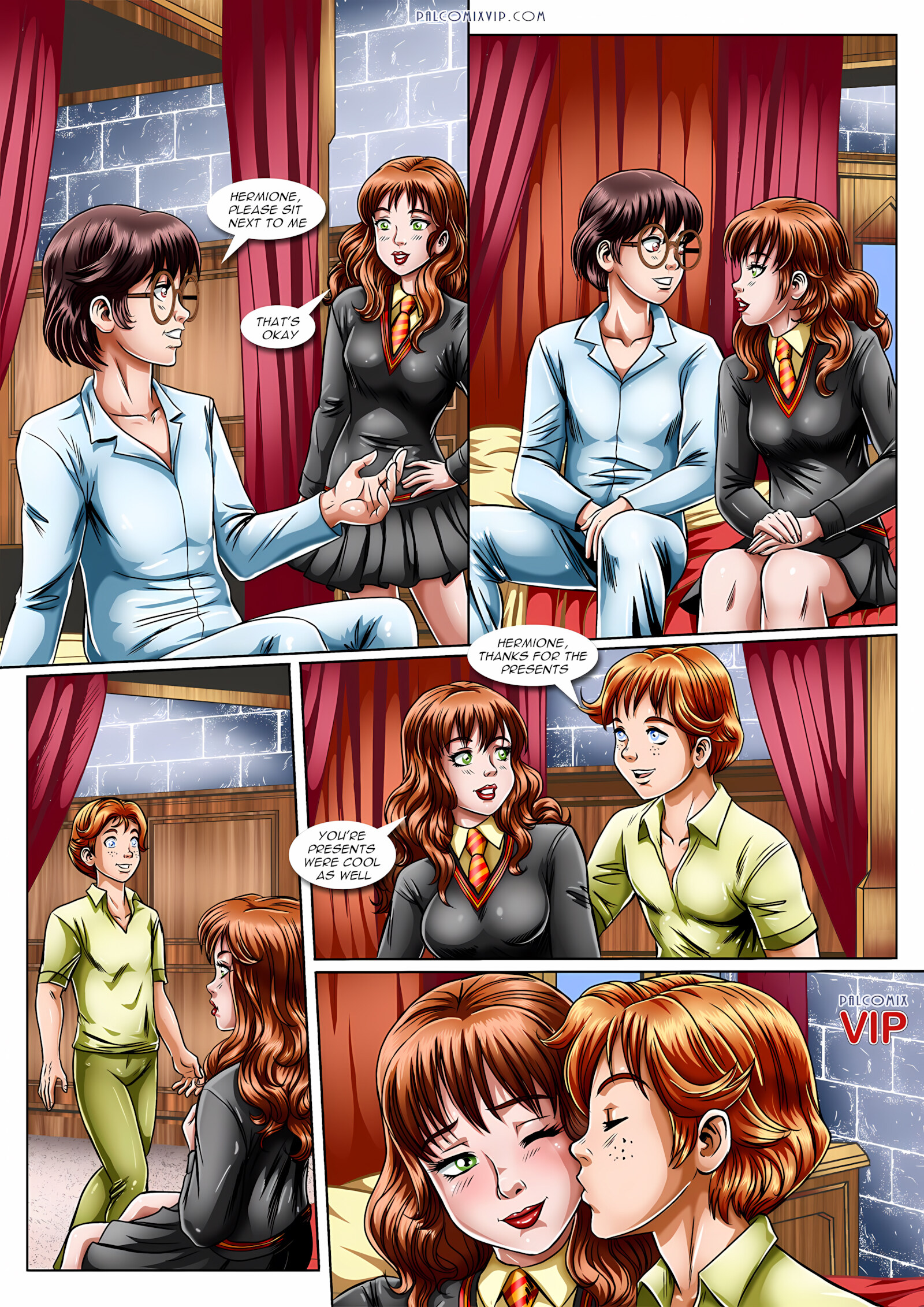 Hermione’s Punishment [Palcomix], Hermione's Punishment, page 5 of 18