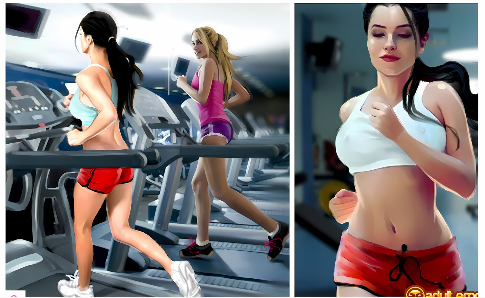 How did I fuck my fitness mate [Nicole Heat], How did I fuck my fitness mate, page 3 of 24