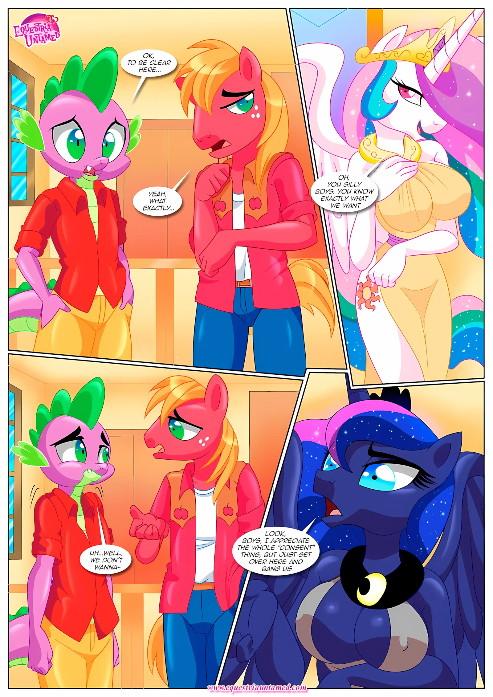 How Equestria Settles Disputes (My Little Pony – Friendship Is Magic) [Palcomix], 1 . How Equestria Settles Disputes - (My Little Pony - Friendship Is Magic) [Palcomix], page 12 of 23