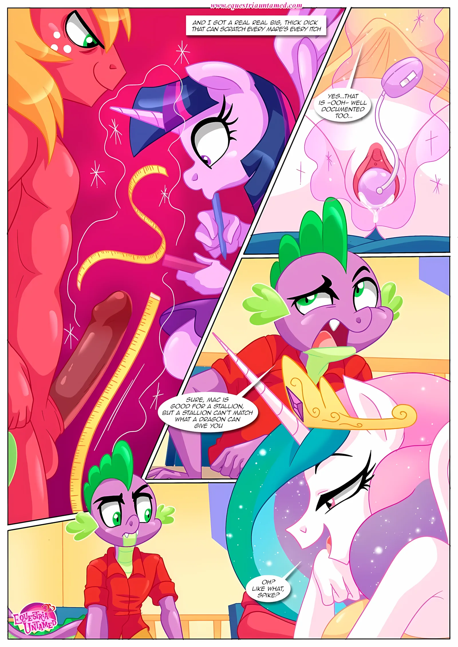 How Equestria Settles Disputes (My Little Pony – Friendship Is Magic) [Palcomix], 1 . How Equestria Settles Disputes - (My Little Pony - Friendship Is Magic) [Palcomix], page 8 of 23