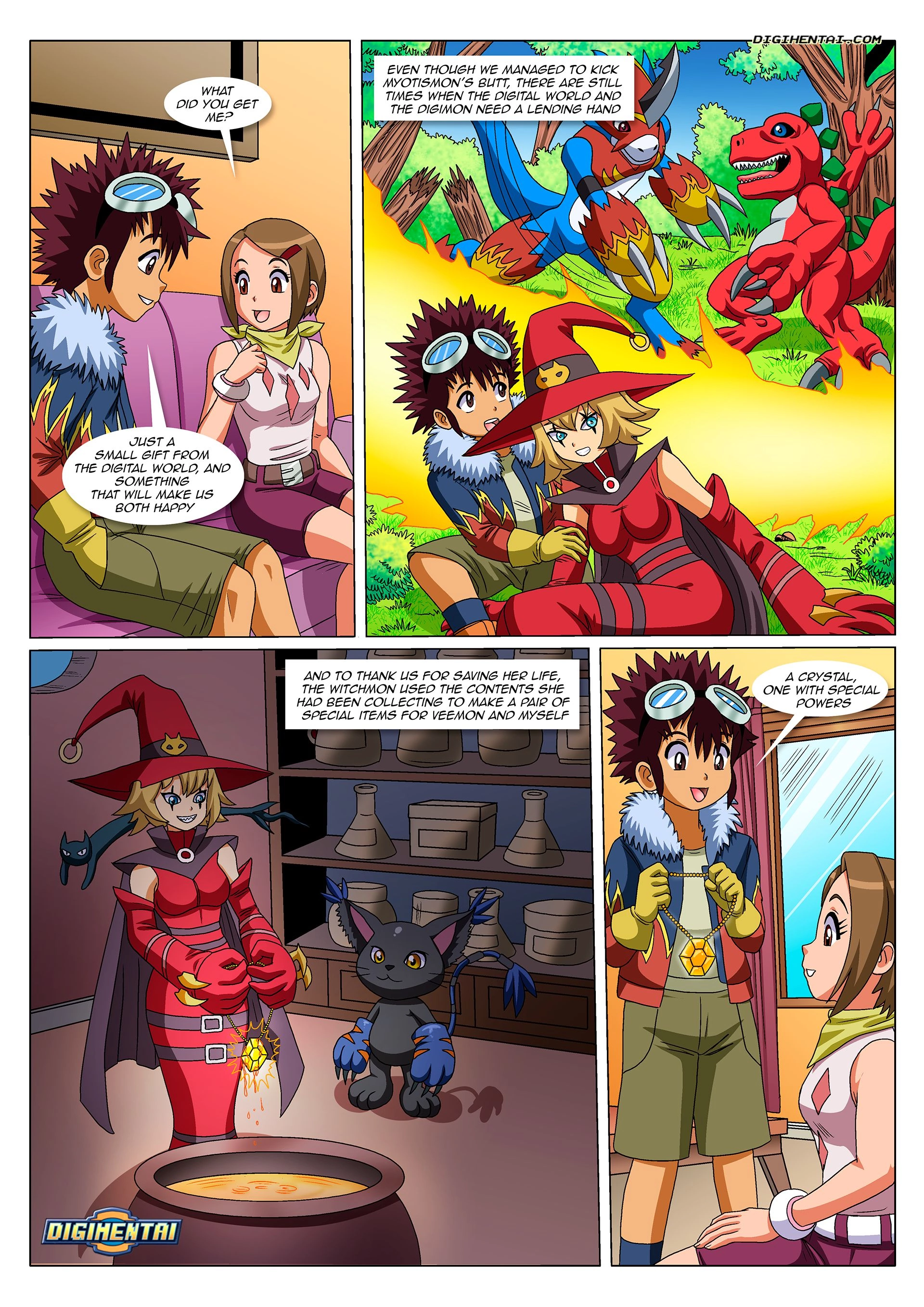 Hypnotic Fun (Digimon) [Palcomix], Hypnotic Fun (Digimon), page 4 of 17