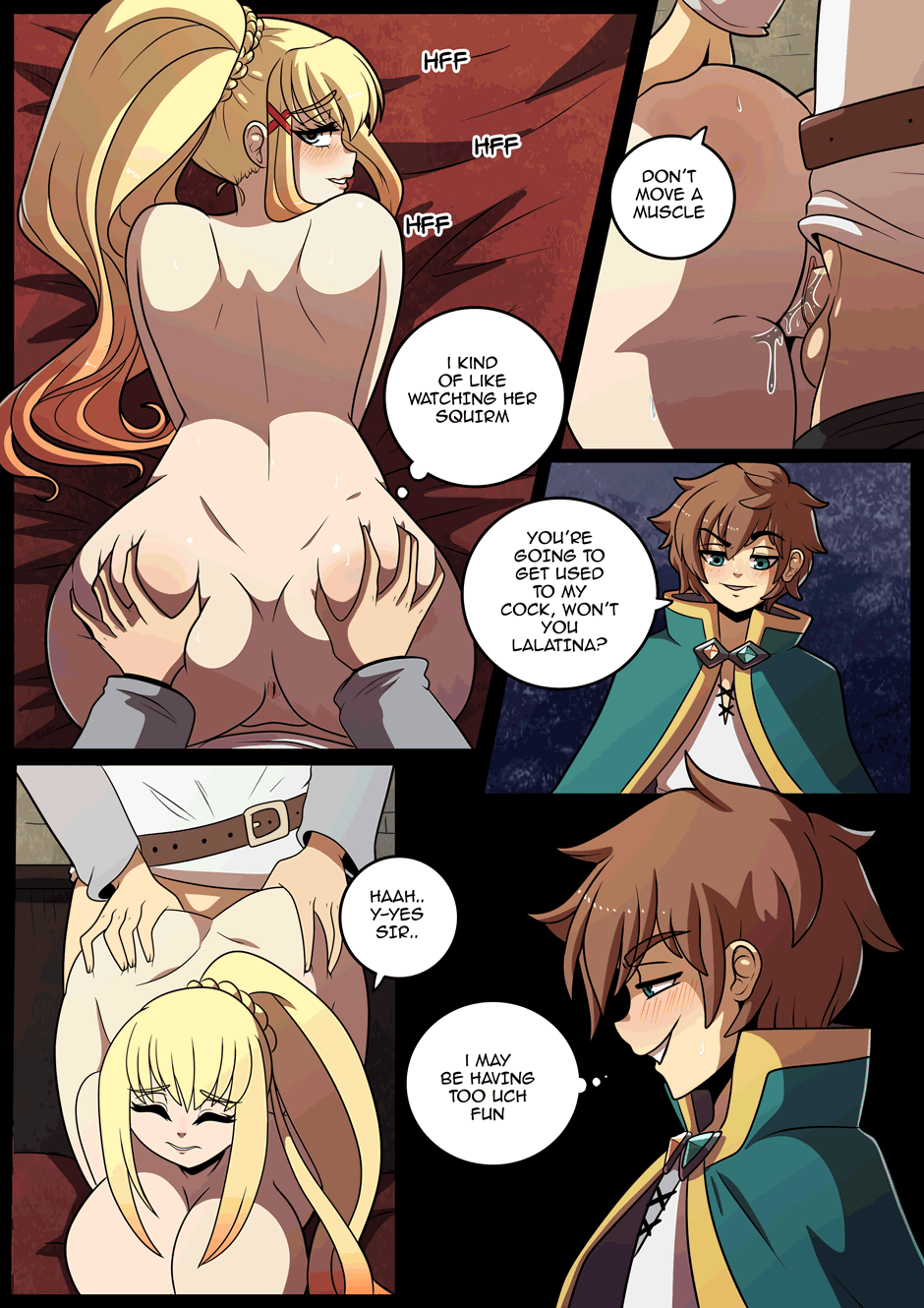 Konosubass [Kinkymation], Konosubass - Darkness, page 12 of 22