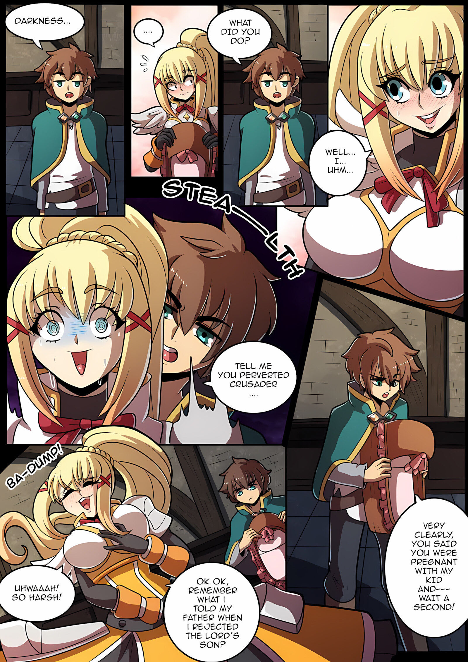 Konosubass [Kinkymation], Konosubass - Darkness, page 4 of 22