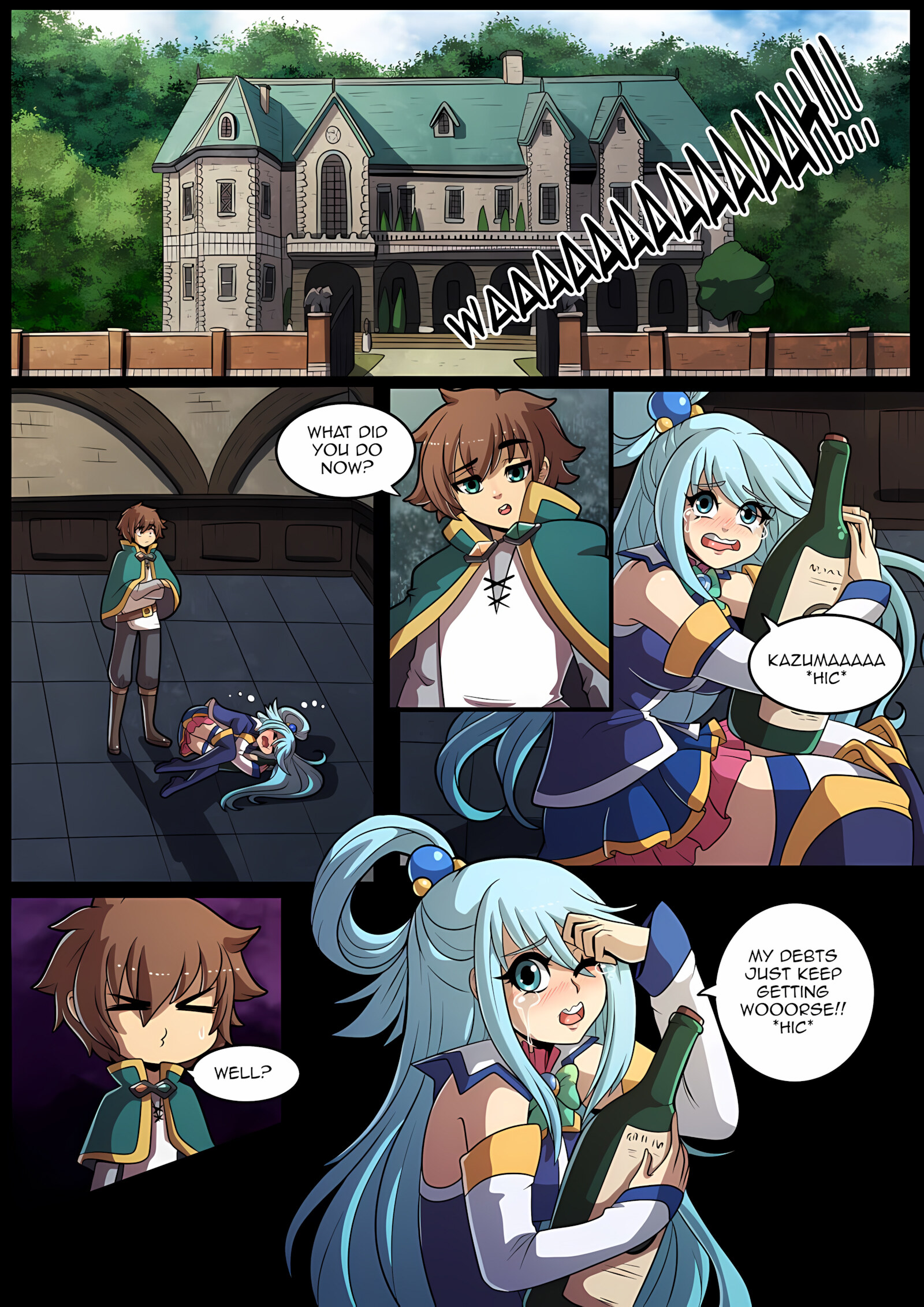 Konosubass [Kinkymation], Konosubass - Aqua, page 3 of 18