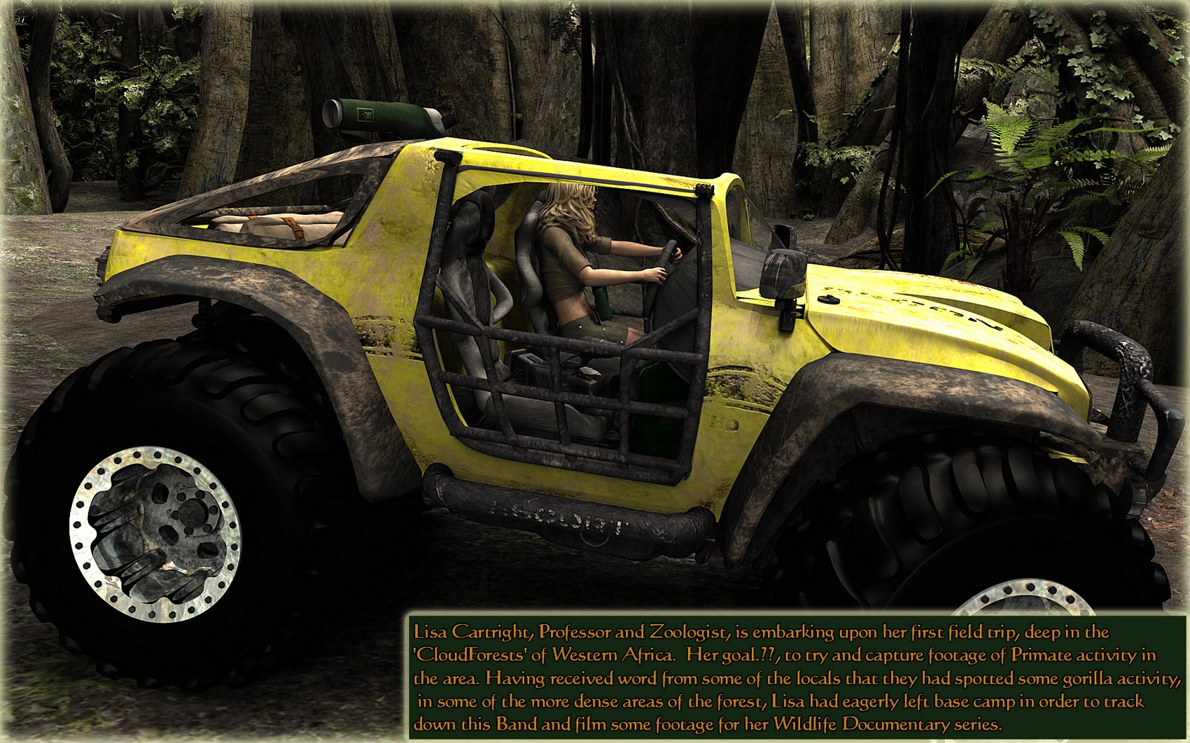 Lisa Cartwright’s: Gorilla’s In The Mist [DarkSoul3D], Lisa Cartwright's: Gorilla's In The Mist, page 2 of 45