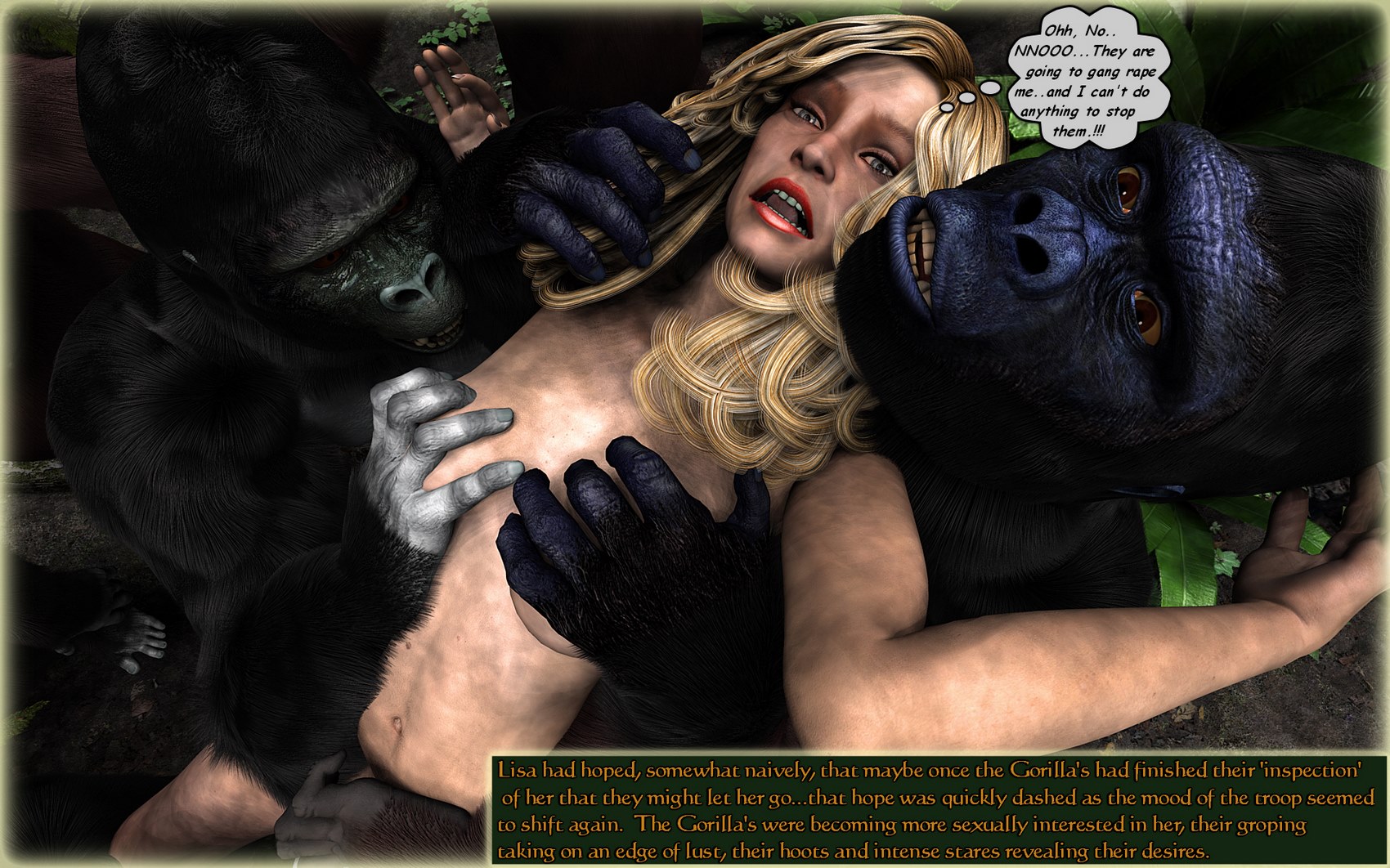 Lisa Cartwright’s: Gorilla’s In The Mist [DarkSoul3D], Lisa Cartwright's: Gorilla's In The Mist, page 15 of 45